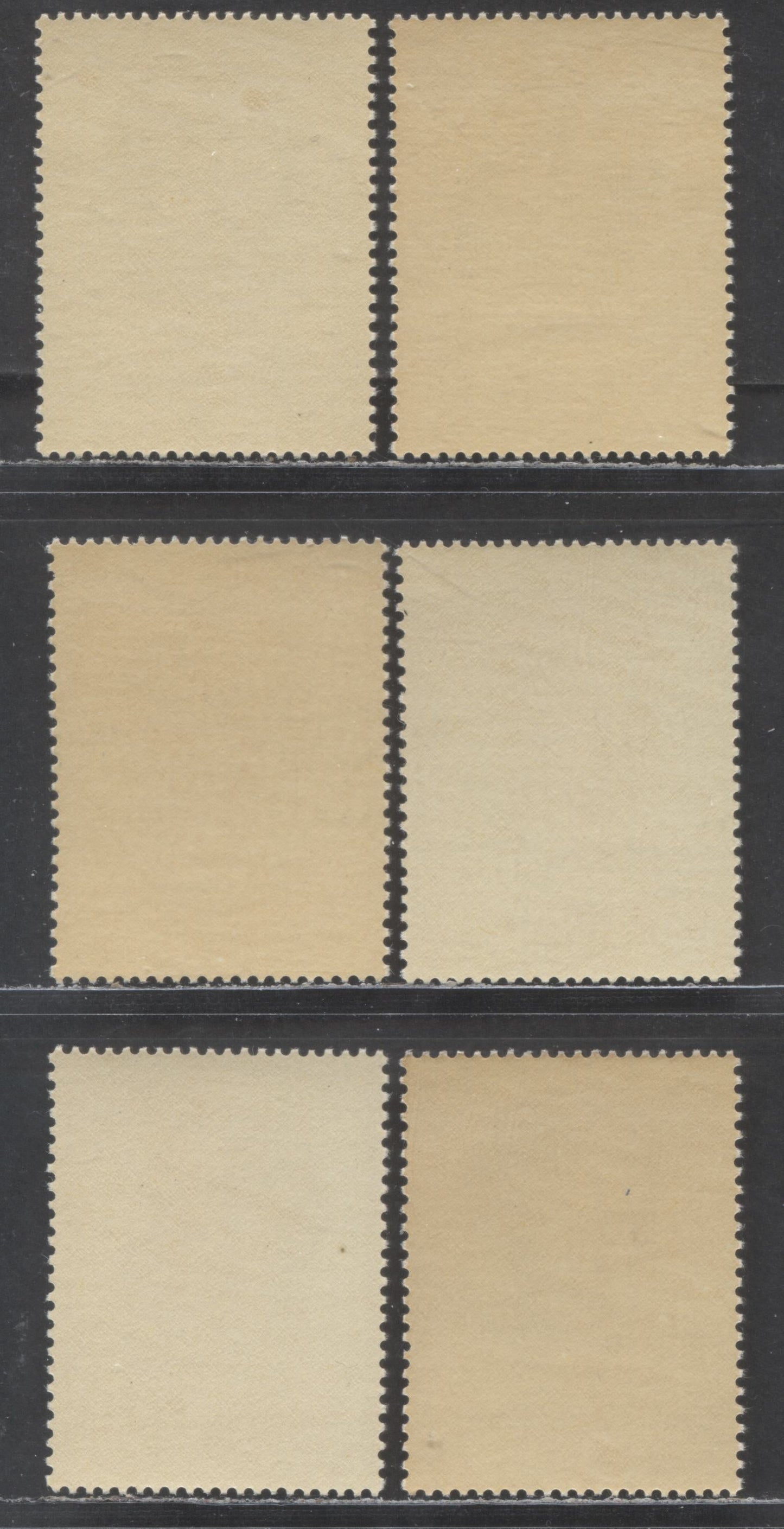 Lot 50 Luxembourg SC#B98-B103 1939 Royal Family Semi Postals, 10c+5c Red Brown - 1.75Fr+1.5Fr Blue, 6 FNH Singles, Click on Listing to See ALL Pictures, Estimated Value $22 USD