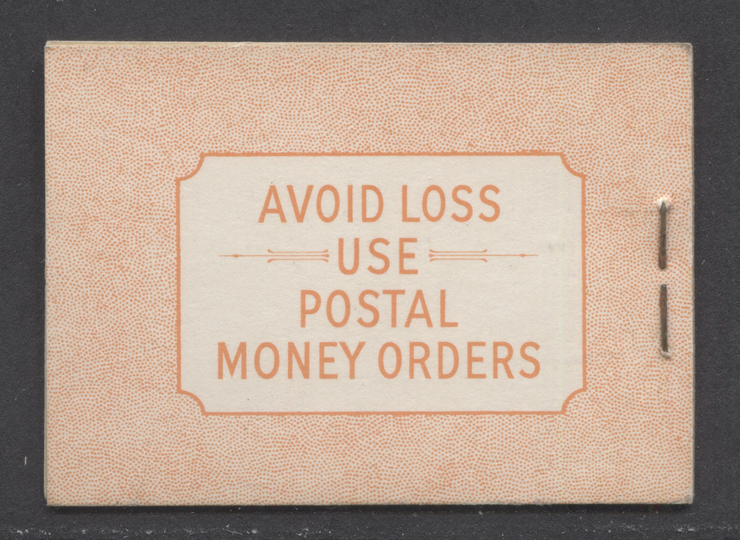 Canada #BK42aEIIiEiii 1949-1951 KGVI Issue, A Complete 25c English Booklet With 4c Orange, Pane Of 6. Front Cover IIi, Back Cover Eiii, Type II Cover, No Rate Page, 5,300,125 Issued