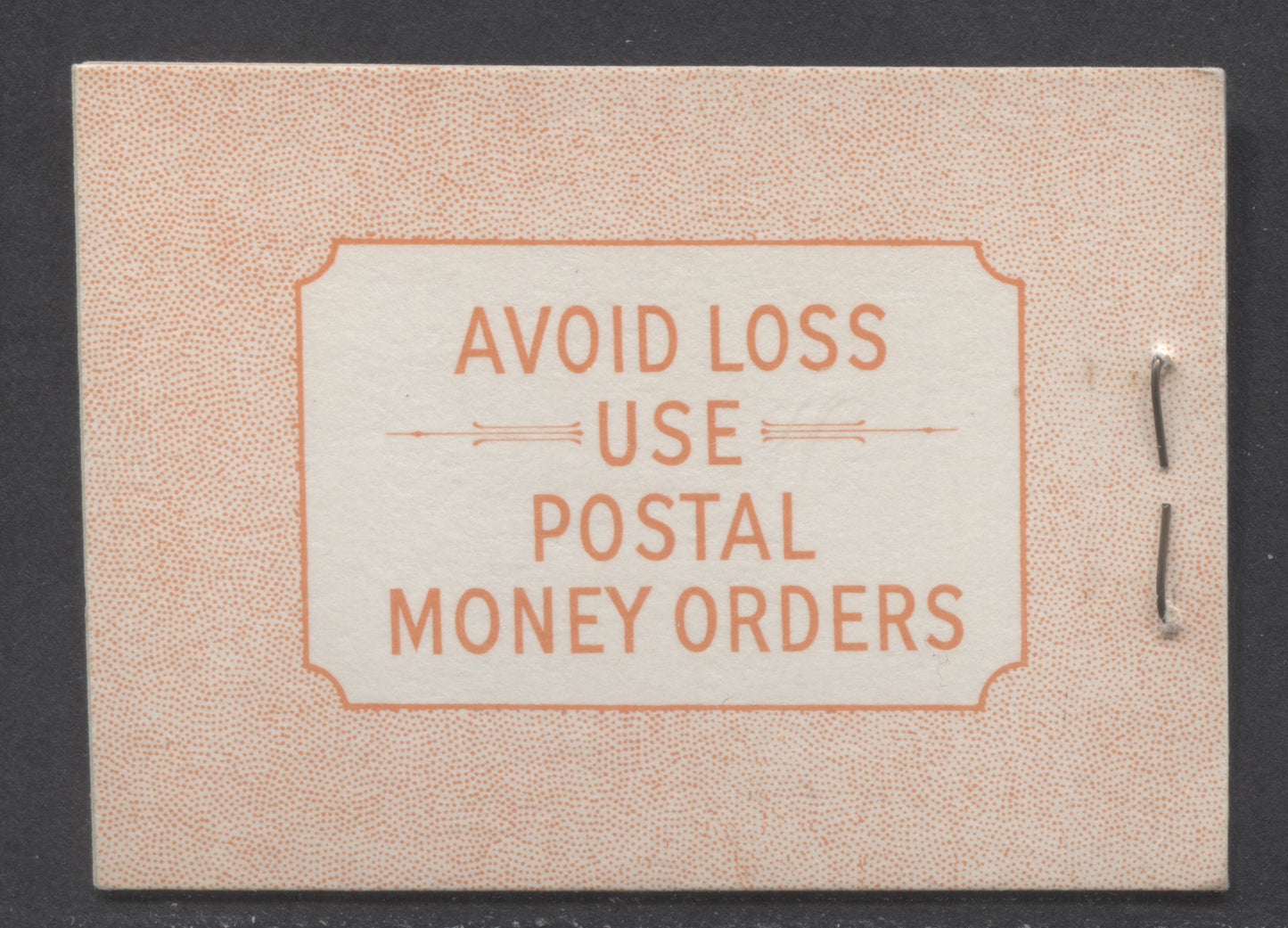 Canada #BK45EIIiEi 1953 Karsh Issue, A Complete 25c English Booklet Made Up Of 4c Violet, 1 Pane Of 6, Front cover IIi, Back Cover Ei, Type II Cover, No Rate Page