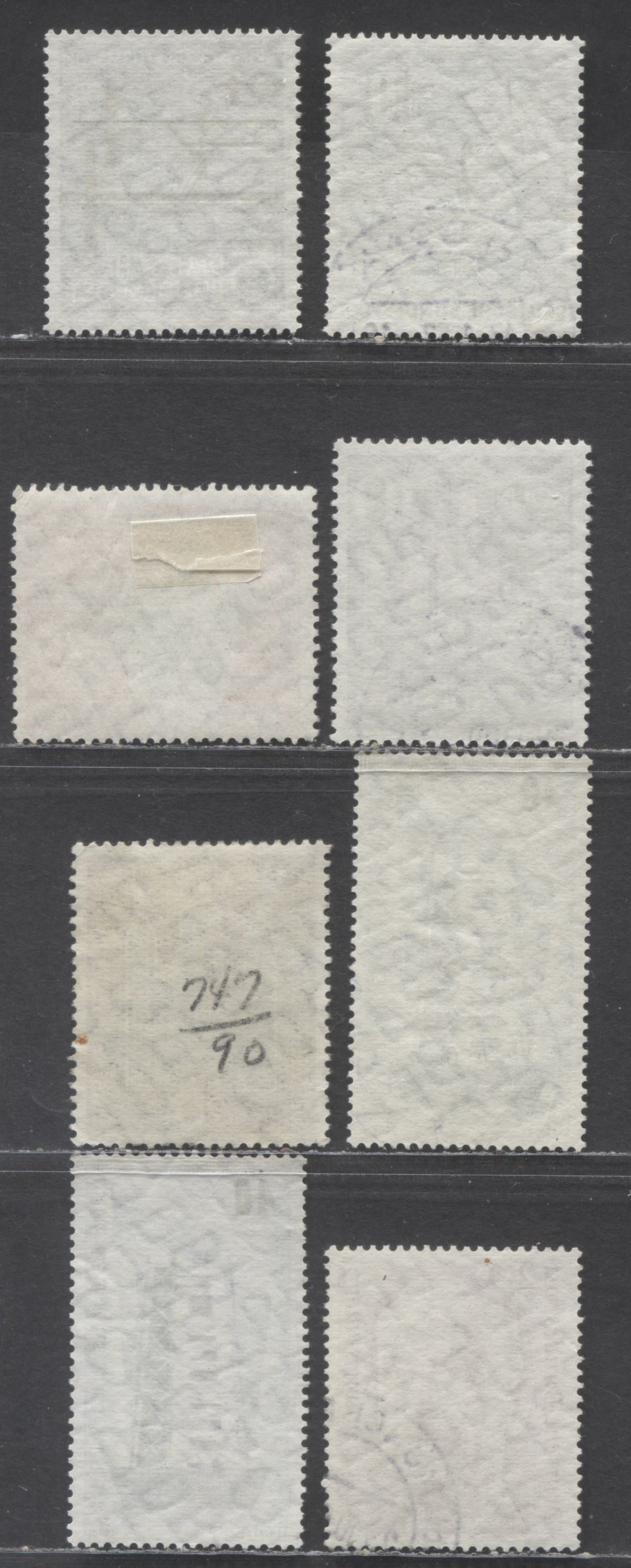 Lot 72 Germany Mi#237 (SC#746)-248 (SC#753) 1956 Thomas Mann - Cemetery Crosses Issues, 8 Very Fine Used Singles, Click on Listing to See ALL Pictures, Estimated Value $12