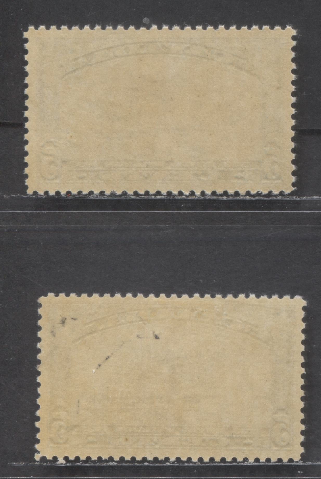 Canada #204 5c Dark Blue Royal William, 1934 Royal William Issue, 2 VFOG Singles