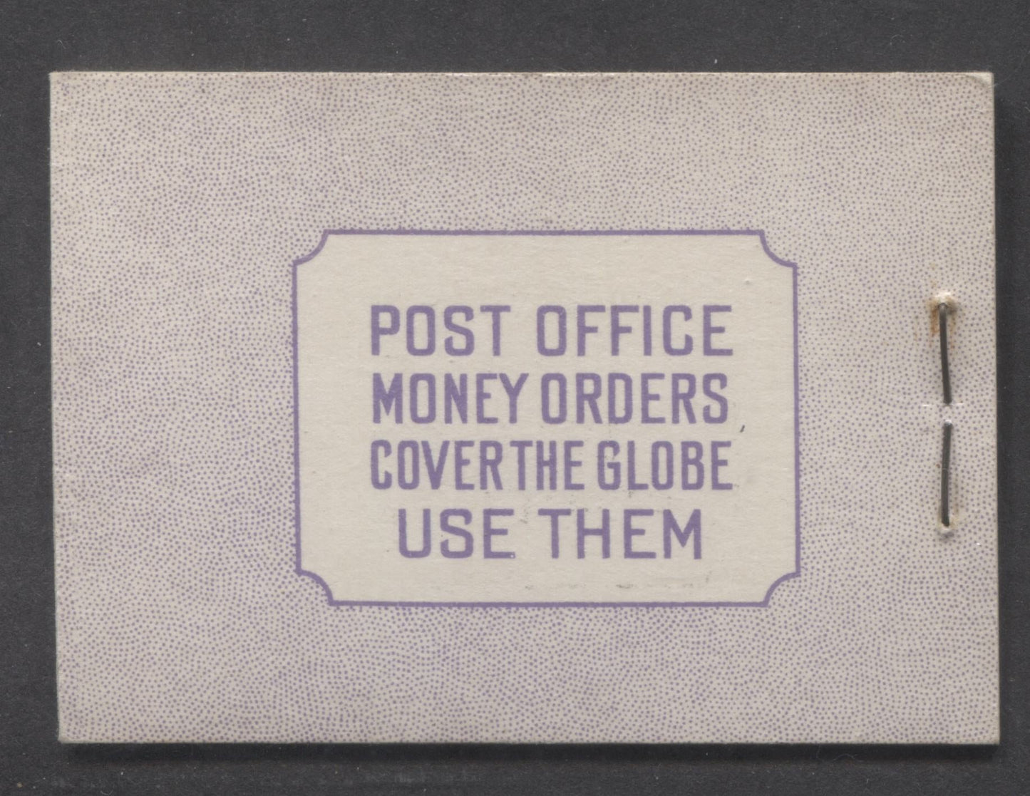 Lot 68 Canada #BK37e 1c,2c,3c , 1942-1943 King George VI War Issue, A VFNH Booklet Containing Panes of 4 + 2 Labels, With Surcharged Rate Page, Harris Front Cover Type IIg