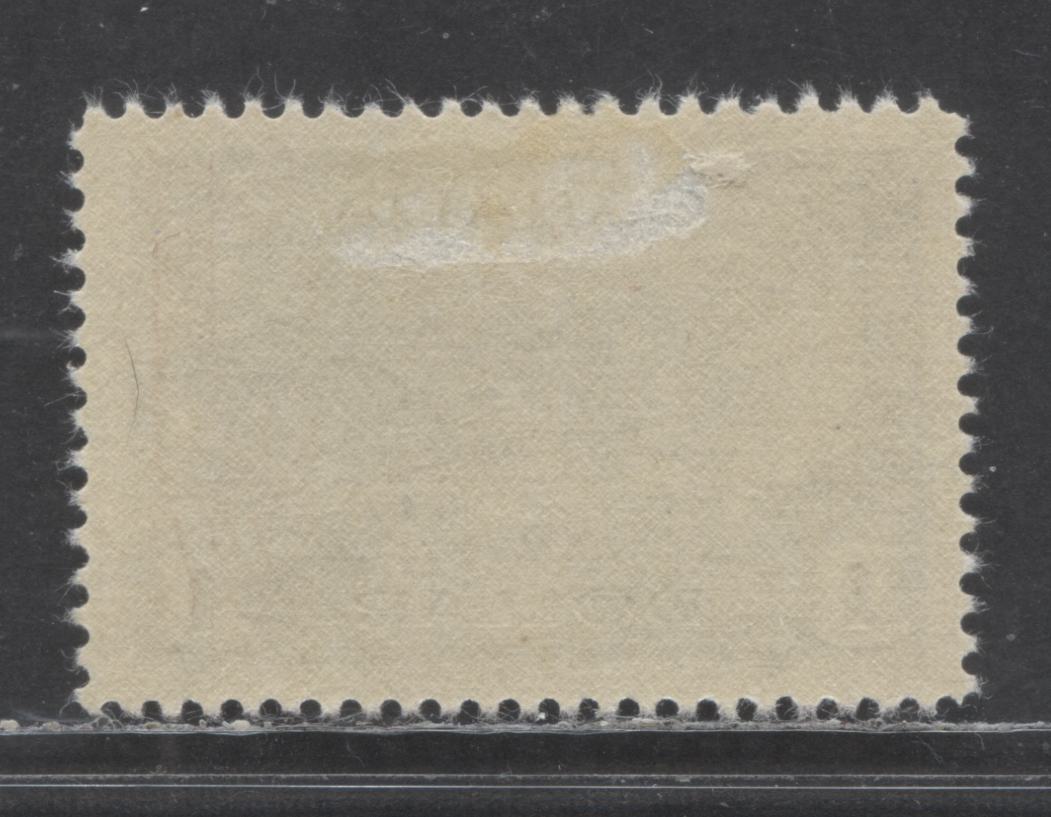 Lot 69 Canada #262 $1 Deep Prussian Blue Tribal Class Destroyer, 1942-1943 King George VI War Issue, A VFLH Single On Vertical Wove Paper With Cream Gum