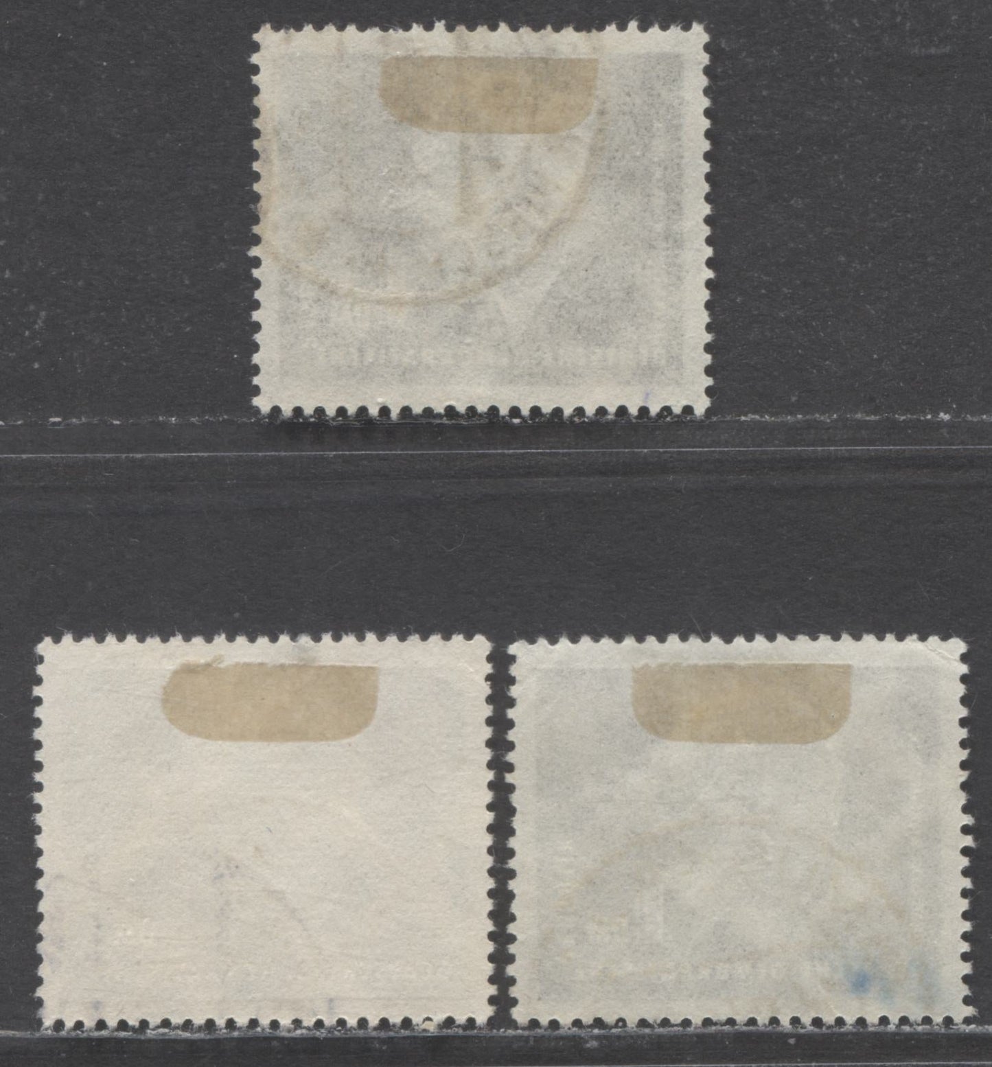 Lot 74 German Democratic Republic Mi#253a (SC# 56)-253bc (SC# 56) 1950-1951 Pieck Definitives, Postally Used, 1m Dark Brown Olive, Dark Gray Olive & Dark Green Olive Shades, 3 Very Fine Used Singles, Estimated Value $25