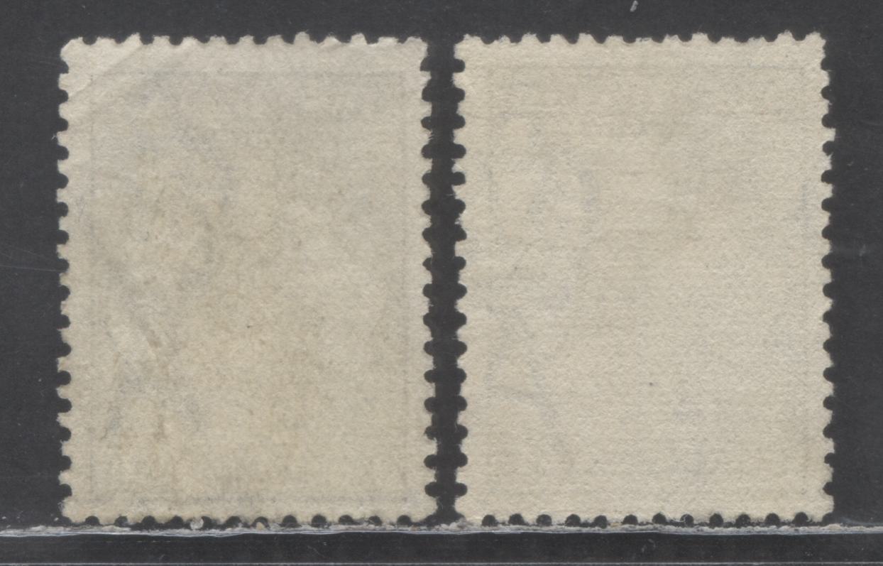 Lot 78 Australia SG#35 (SC# 45)-35c (SC# 45) 1915-1917 Kangaroo & Maps Issue, Die 1, Normal & Shiny Paper, 3rd Wmk, 2 Very Fine Used Singles, Click on Listing to See ALL Pictures, Estimated Value $25