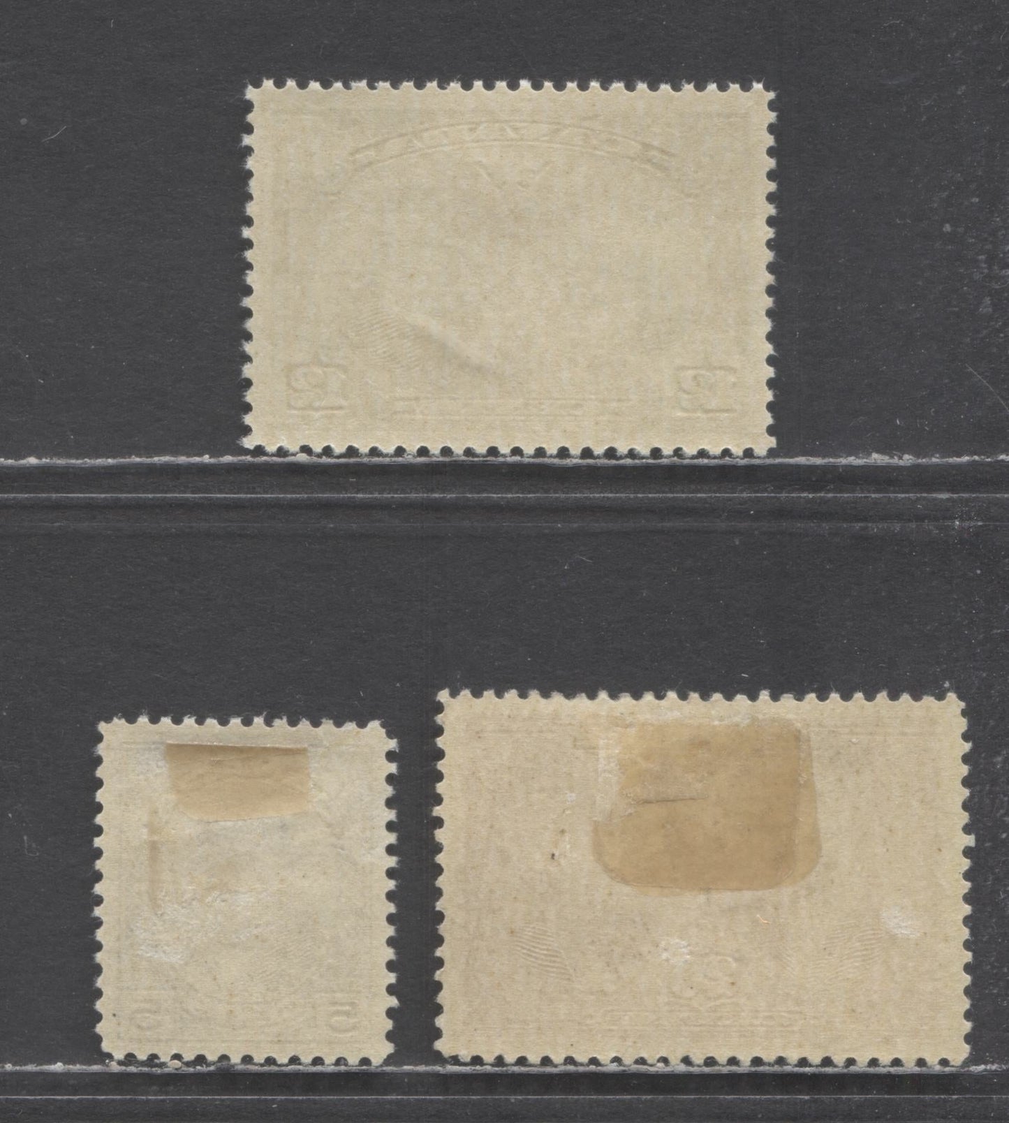 Canada #146-148 5c-20c Violet - Brown Carmine Thomas D'arcy Mcgee - Baldwin & Lafontaine, 1927 Historical Issue, 3 VFOG Singles