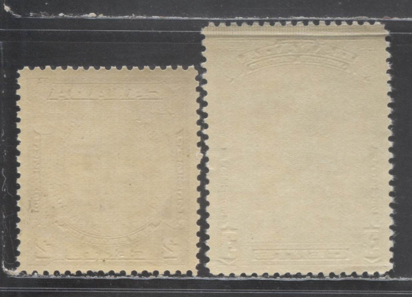 Canada #208, 210 2c & 3c Blue & Red Brown Jacques Cartier - New Brunswick Seal, 1934 Jacques - New Brunswick Issues, 2 VFNH Singles