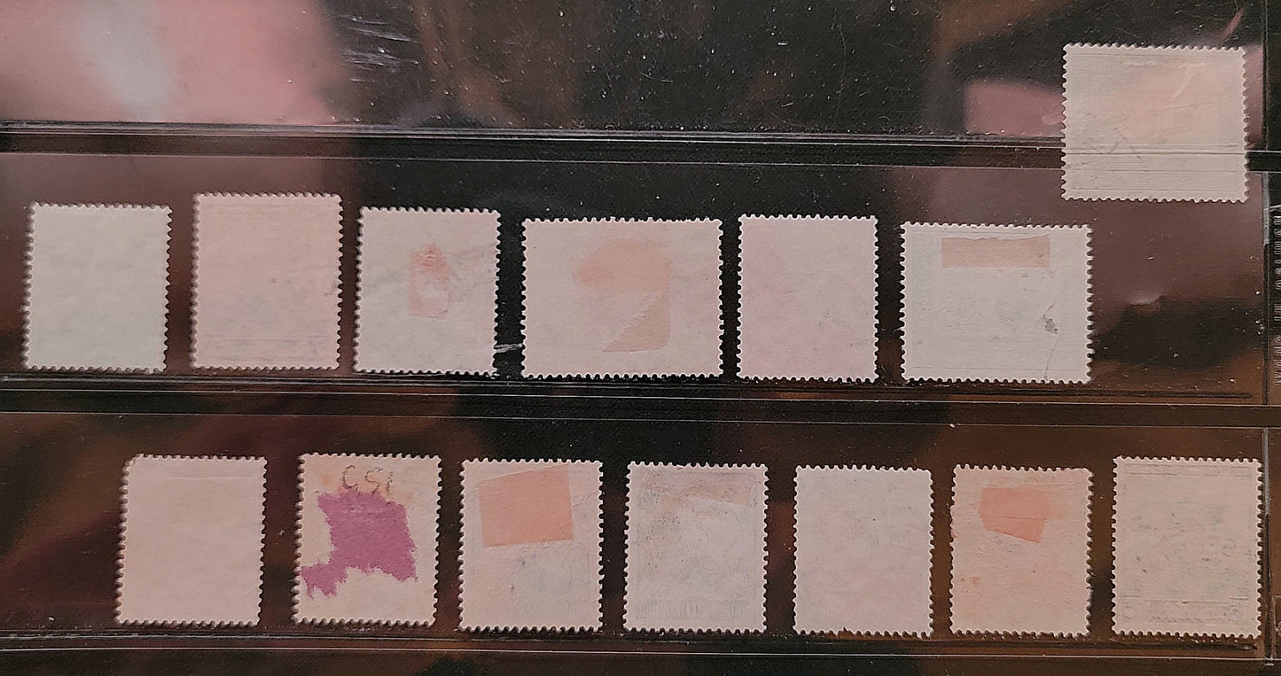 Lot 85 Germany SC#C46/C60 1934-1938 Airmail Issues, 14 Very Fine Used Singles, Click on Listing to See ALL Pictures, 2022 Scott Classic Cat. $38.75