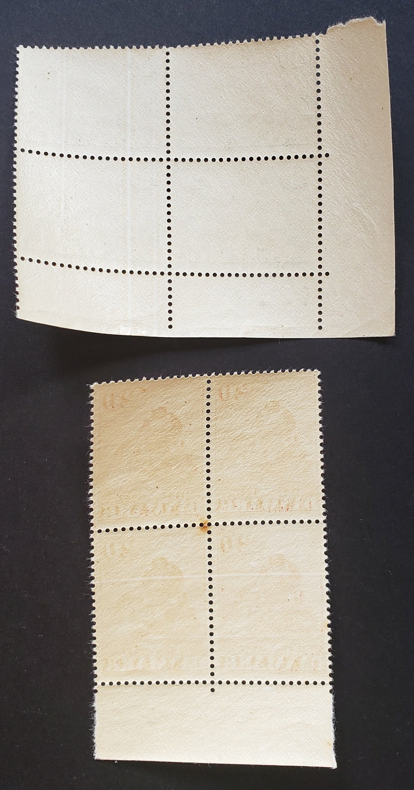 Denmark SC#302/303 1947 Danish State Railway Issue, A VFNH Plate Block And Block Of 4, Click on Listing to See ALL Pictures, 2017 Scott Cat. $19.4