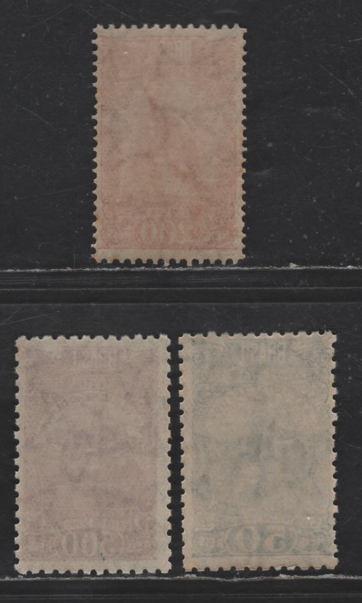 Lot 149 Brazil SC#C17a/C20a 1929 Airmail Issue, Perfs 13x13.5 & 11, 3 F/VFNH Singles, Click on Listing to See ALL Pictures, 2022 Scott Classic Cat. $19.75