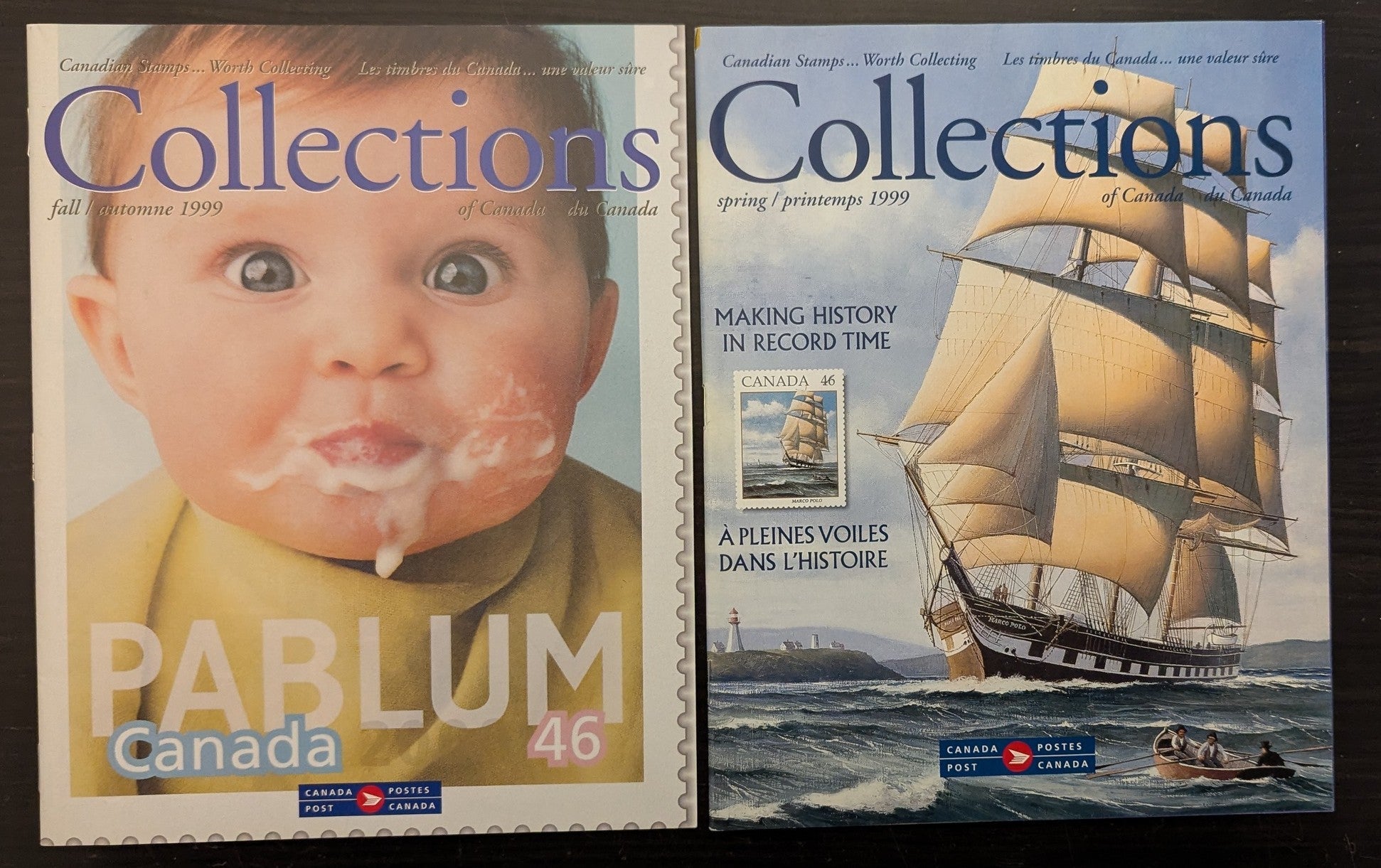 Lot 246 Canada Half Complete Set Of 1999 Collections Of Canada Catalog