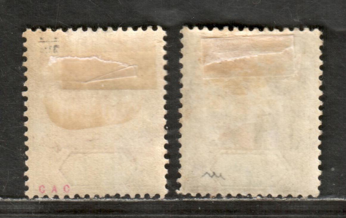 Northern Nigeria SG #20a 1/2d Pale Dull Purple & Green And Dull Purple & Green King Edward VII, 1905-1907 Imperium Keyplates Issue With Multiple Crown CA Wmk On Chalky Paper, 2 VFOG Singles 278,280 Were Issued From 1 Printing, Yeilding 2 Shades