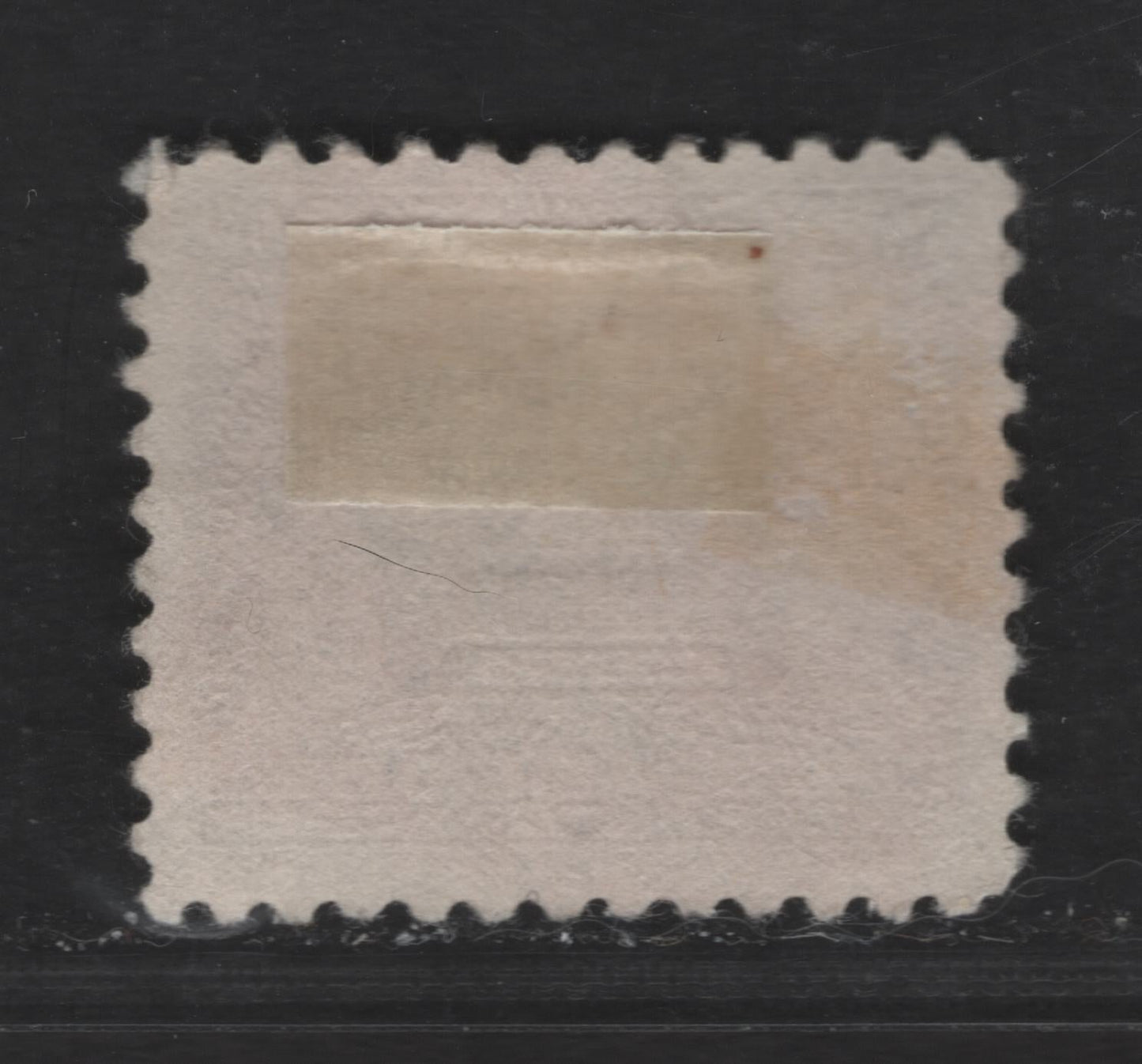 Canada #J6var 1c Violet Brown On Orange Numeral On Fancy Background, 1930-1932 Second Postage Due Issue, A Fine Used Single With Doubled Right Frameline