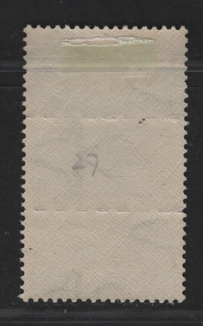 Lot 166 South Africa SC#95 4d Dark Green Artillery, 1942-1943 War Issues, A VFOG Strip Of 3, Perf15x14, Roulette 6.5 Between, Wmk 201