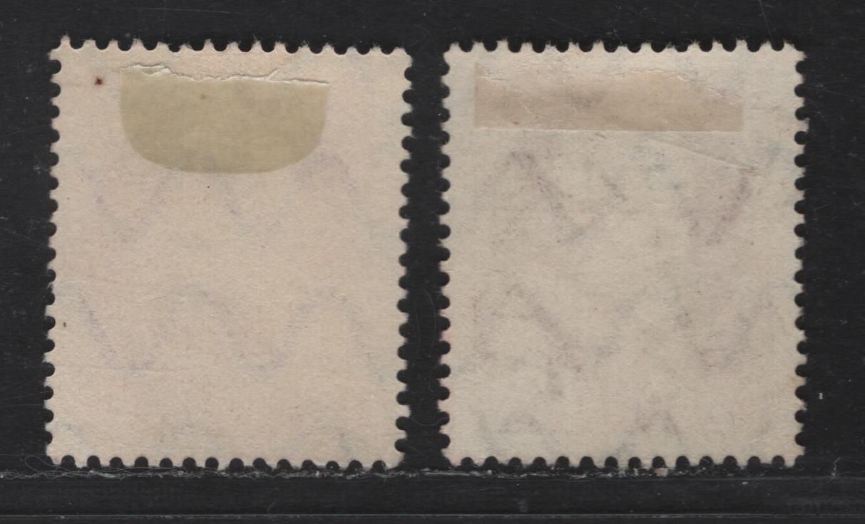 Bavaria Michel# 96Ib, Scott#98 10pf Dark Brownish Red, 1914-1920 King Ludwig III Issue, 2 VF Used Singles The Scarce Shade Of The Pre-War Period. Most Are Dark Orange Red, With Normal For Comparison