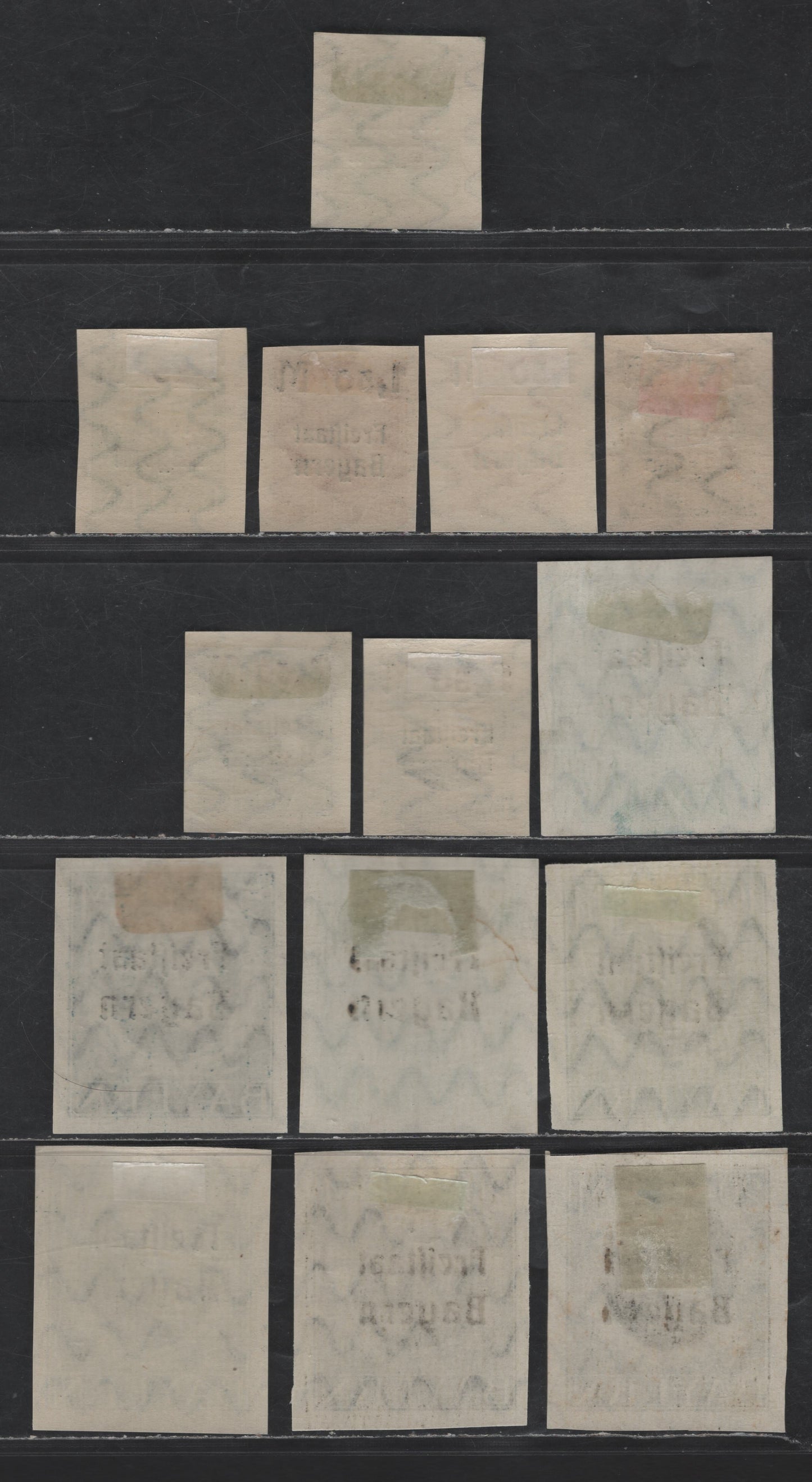 Lot 170 Bavaria #228-233 5m Deep Blue - 2.50m On 1m Slate, 1919-1920 Free State Overprints On High Values Of the Ludwig III Issue, 14 VFOG Singles Plus Surcharges With Shade Variations