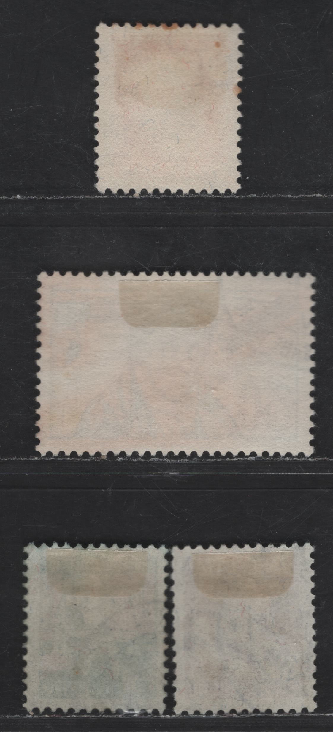 Switzerland SC#B41-B44 5c - 30c Red Violet & Yellow on Gray - Gray Blue & Black Orphan - J. H. Pestalozzi, 1927 Semi Postal Issue, 4 Very Fine Used Singles, Wmk 183 & Unwatermarked, Granite Paper