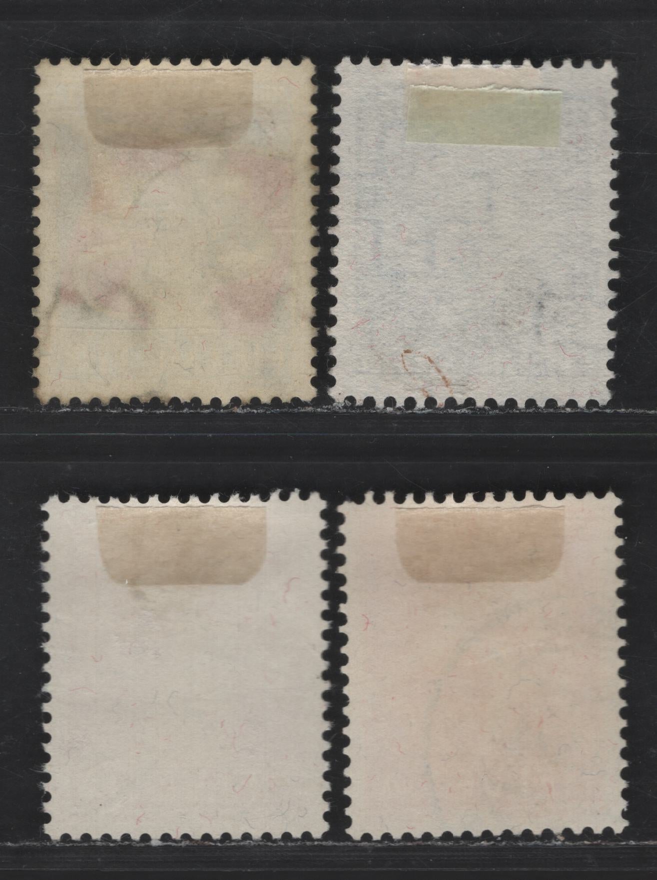 Switzerland SC#B61-B64 5c - 30c Dark Green & Red - Ultramarine Flag Swinger - Eugen Huber, 1932 Semi Postal Issue, 4 Very Fine Used Singles, Perf 11.5, Granite Paper Wmk 183 & Unwatermarked