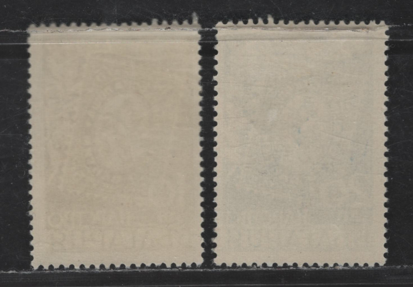 Bulgaria SC#359-359 10I - 20I Olive Black - Indigo Bulgaria's First Stamp, 1940 Cent. Of 1st Postage Stamp Issue, 2 FOG Singles