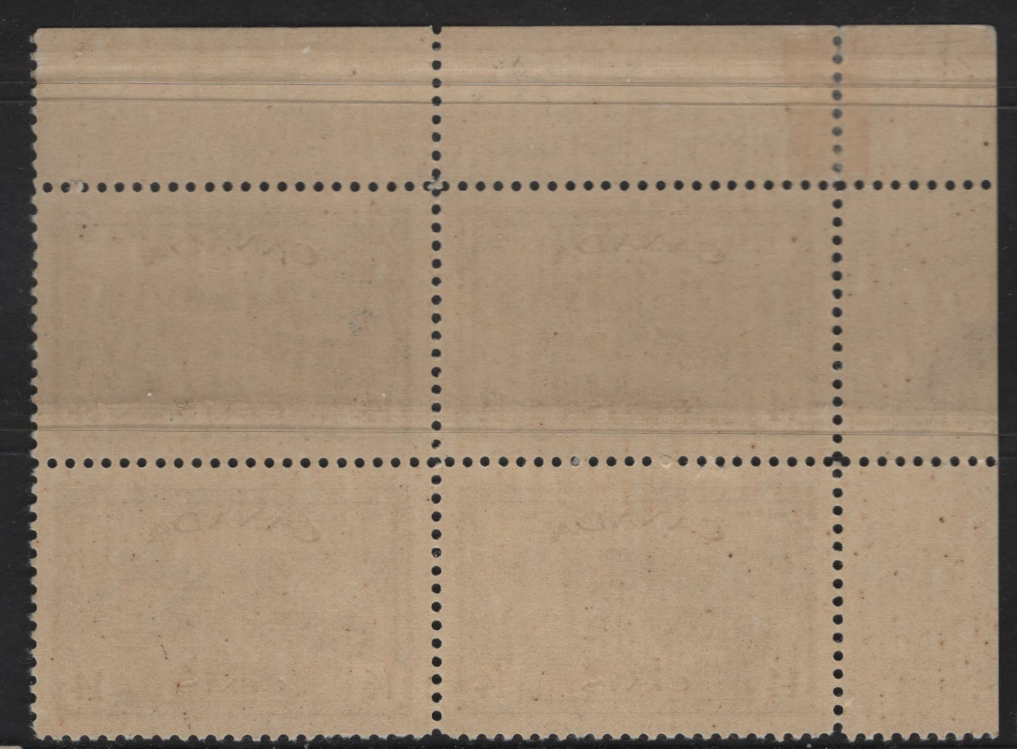 Lot 279 Canada #270 14c Black Brown Hydroelectric Station, 1946 Peace Issue, A VFNH UL Plate 1 Block Of 4, Perf 12