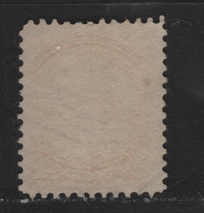 Lot 15 Canada #35i 1c Yellow Queen Victoria, 1870-1893 Small Queen Issue, A Fine Used Single, Mid Montreal Printing, Paper Type MM-N, Perf 12, Pcharacteristic Plate Dot At Lower Left