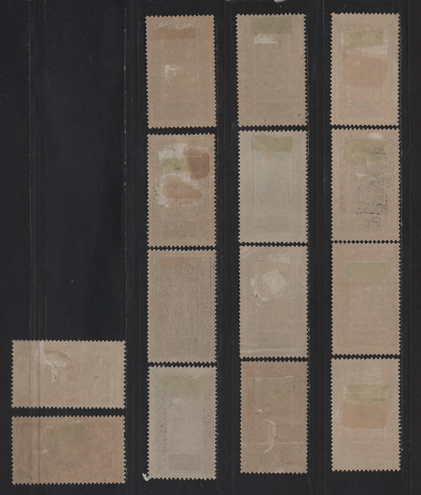 Lot 161 Upper Senegal & Niger SC#2-3, 18-21, 28 2c - 40c Brown & Red - Gray & Carmine Rose Gen. Louis Faidherbe - Camel With Rider, 1906-1917 Definitive Issues, 14 F/VFOG Singles, With Additional Shades