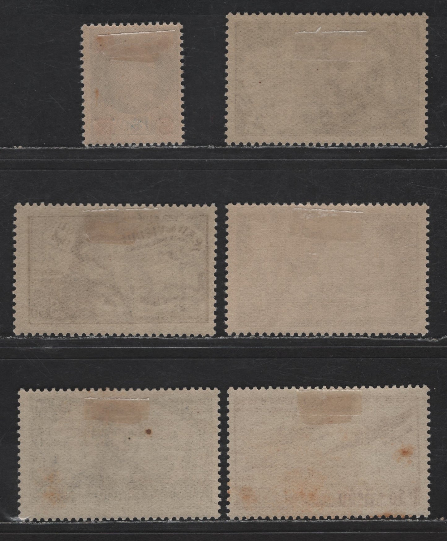 Lot 212 France SC#B129-B134 2.5fr+7.5fr - 1.5fr+50c Ultramarine - Bright Ultramarine Count de la Perouse - Overprinted, 1942 Semi Postal Issues, 6 F/VFOG Singles