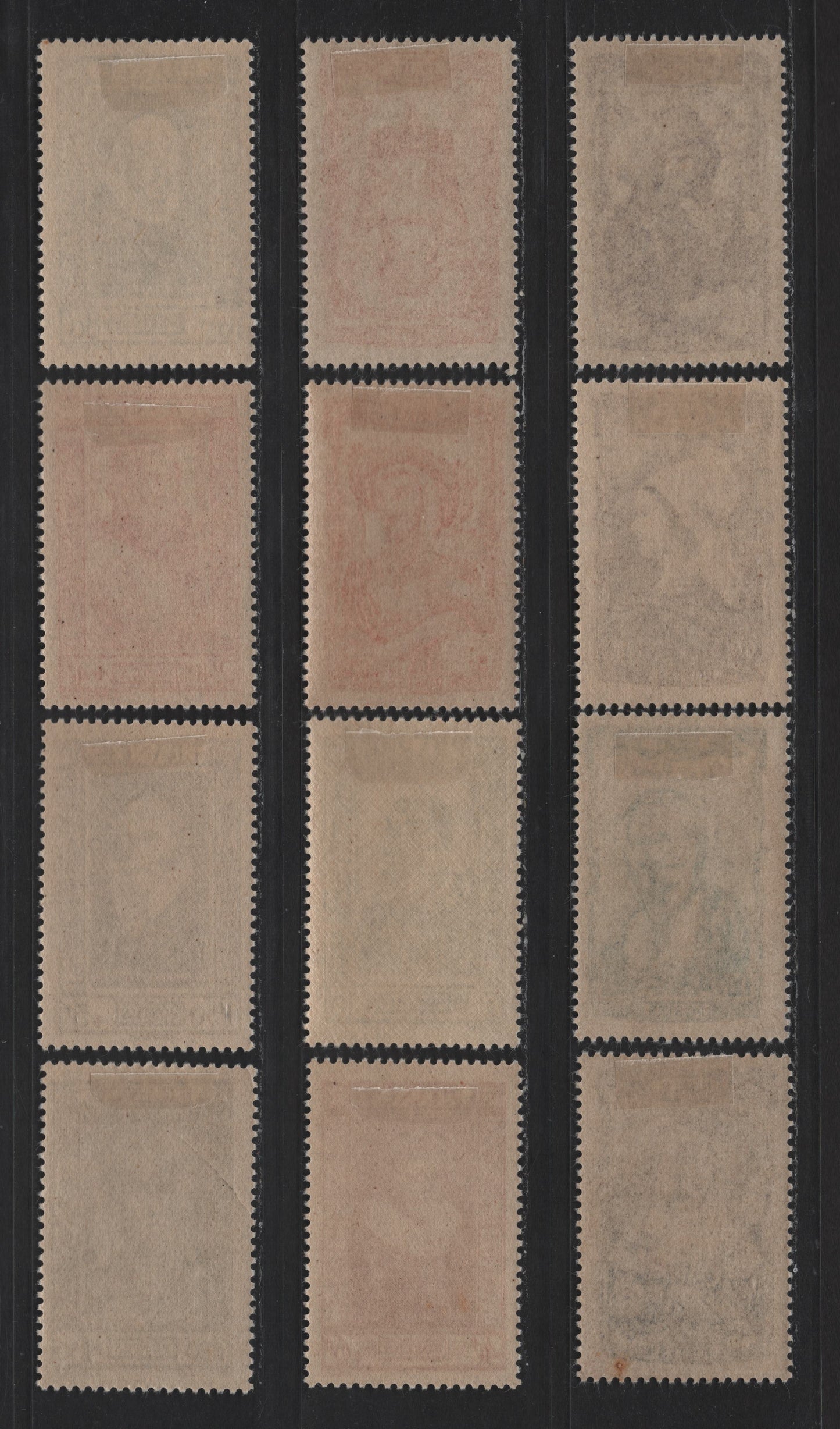 Lot 217 France SC#B161-B172 60c+80c - 5fr+7fr Prussian Green - Red 16th Century Frenchmen - Provence, 1943 Semi Postal Issues, 12 VFOG Singles