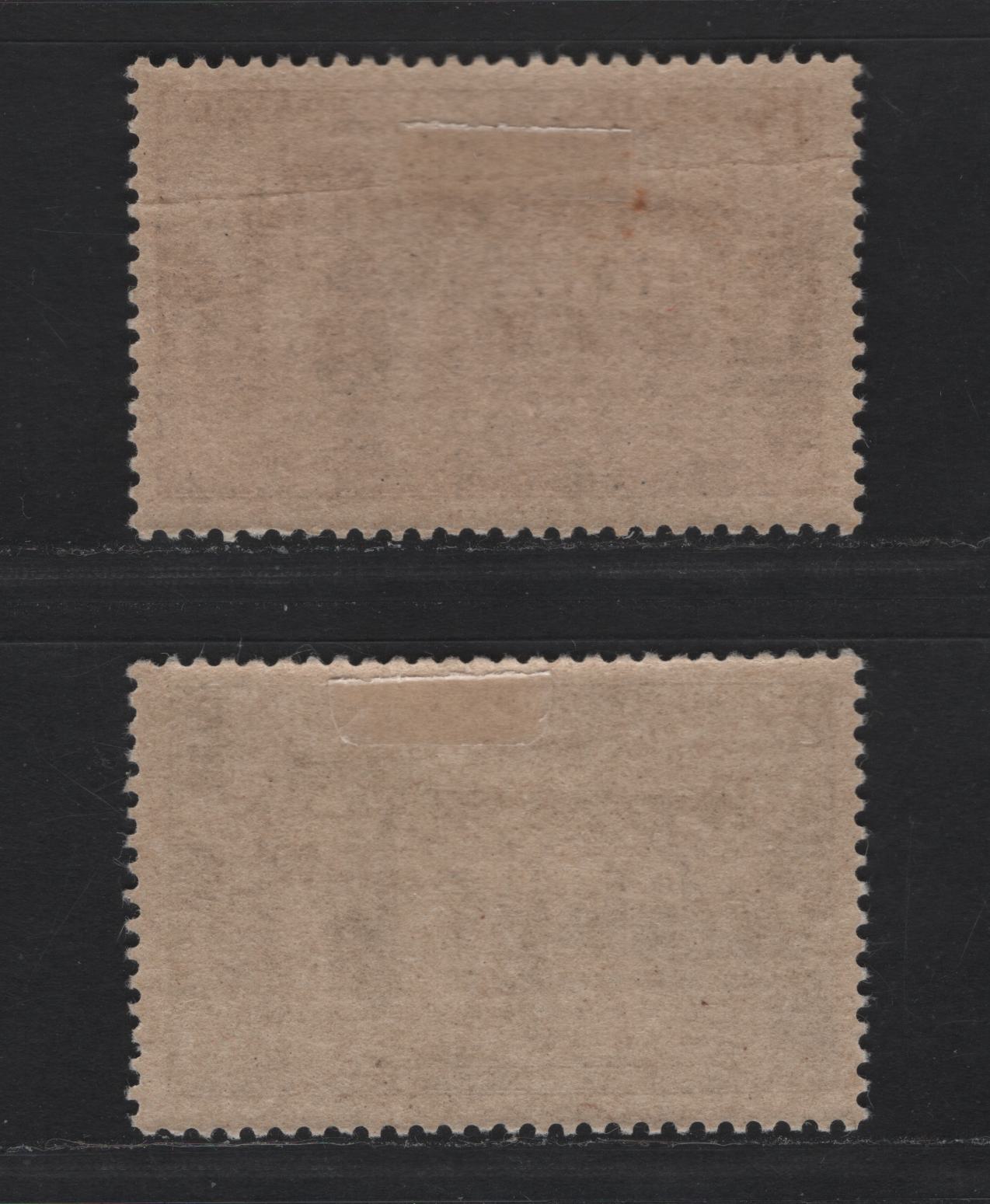 Lot 218 France SC#473a, 496 15fr - 25fr Black Brown - Black Chateau de Chenonceaux, 1944 Definitive Issues, 2 VFOG Singles