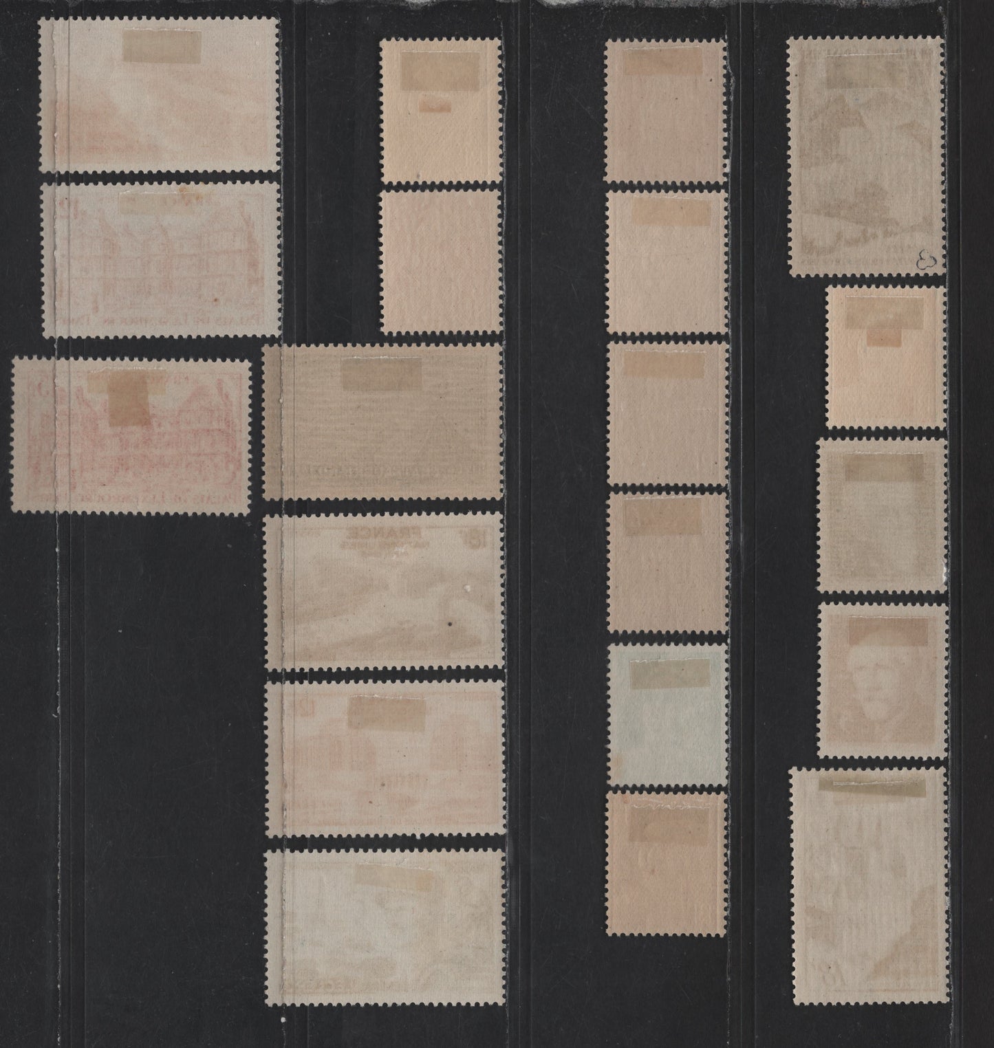 Lot 231 France SC#591-593, 595-611 3fr - 15fr Lilac Rose - Indigo Marianne - French Polar Explorations, 1948-1949 Pictorial Issues, 20 F/VFOG Singles