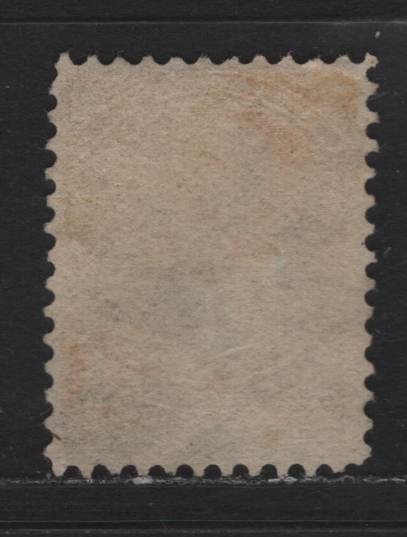 Lot 298 Canada #35 1c Pale Dull Yellow Queen Victoria, 1870-1893 Small Queen Issue, A Fine Used Single, Mid Second Ottawa Printings, 2O-K Paper, Scarce Spoke & Wheel Cork Cancel