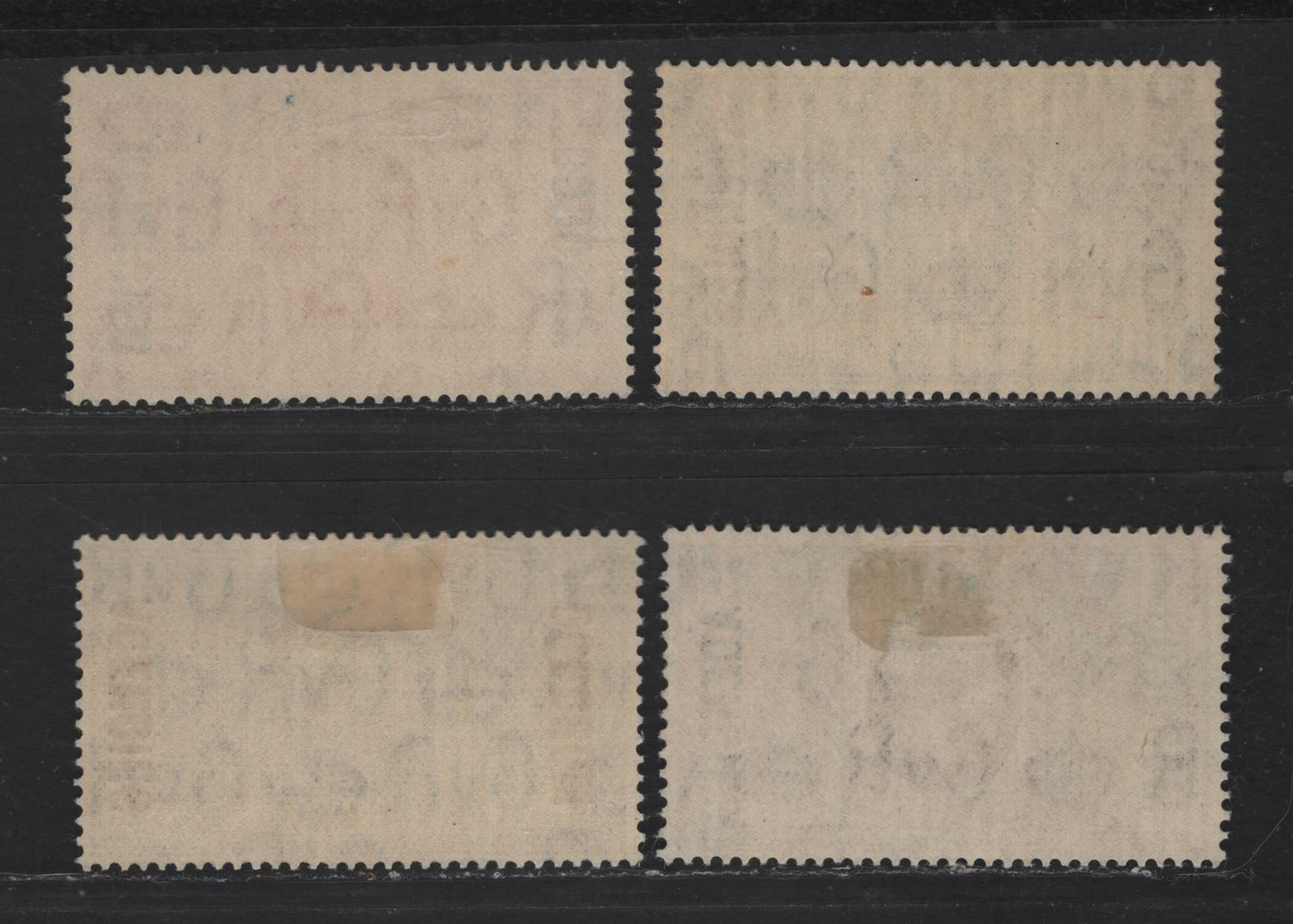 Lot 192 Morocco Agencies SC#226-229 1/2d - 2.5d Dark Green - Ultramarine King George V, 1935 Silver Jubilee Issue, 4 VFOG Singles, British Currency