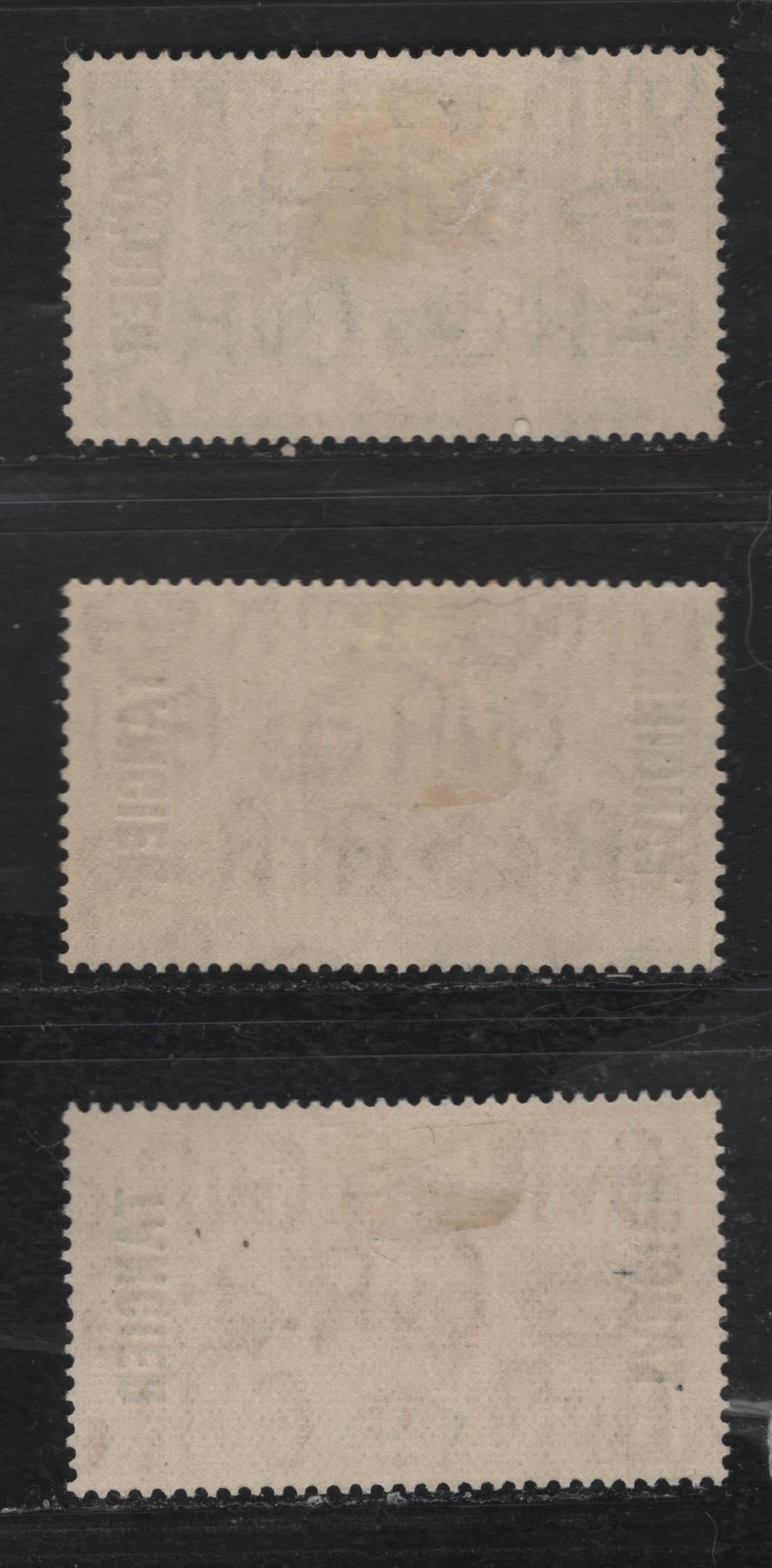 Morocco Agencies - Tangier SC#508-510 1/2d - 1.5d Green - Red Brown King George V, 1935 Silver Jubilee Issue, 3 FOG Singles