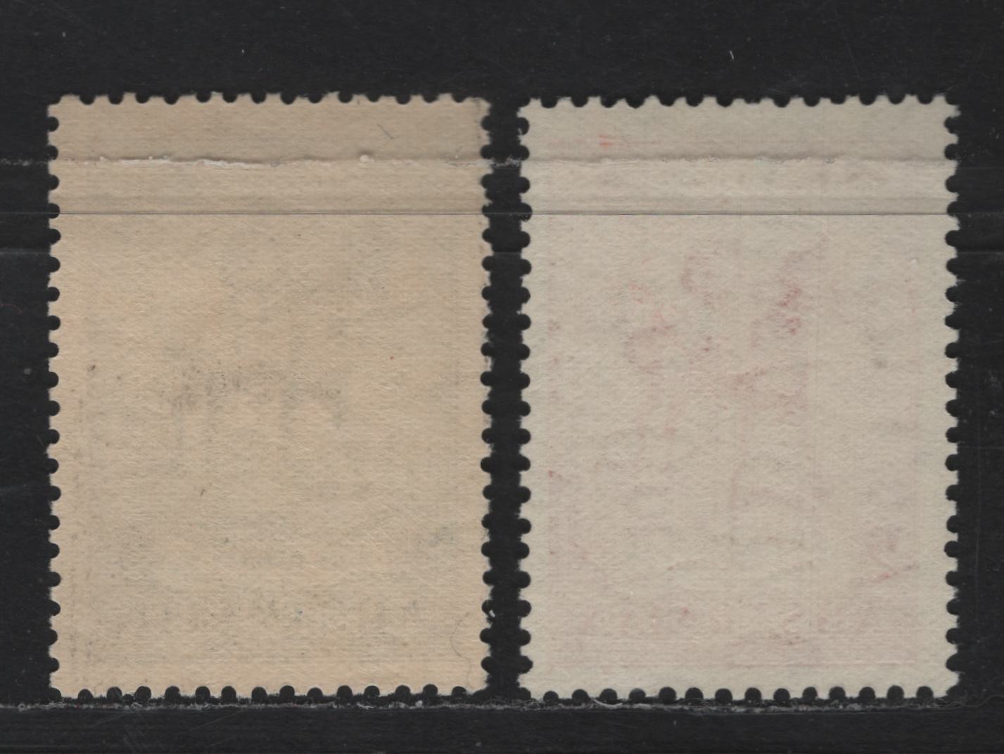 Lot 208 Australia SC#152-153 2d - 3d Red - Blue King George V, 1935 Silver Jubilee Issue, 2 VFNH Singles