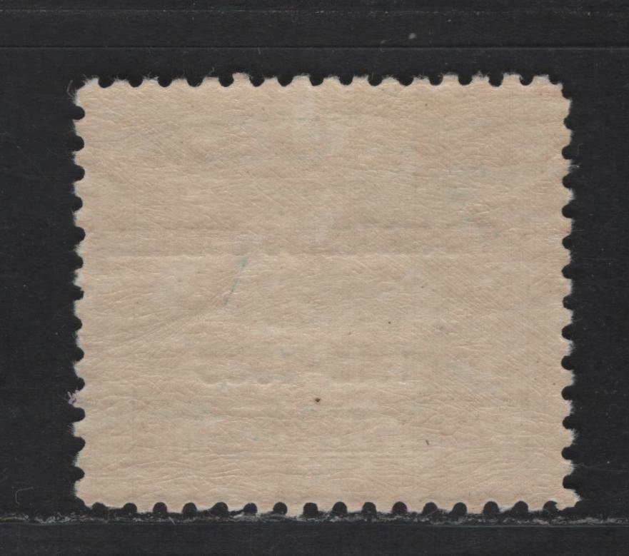 Lot 217 Nauru SC#33var 2.5d Blue Steamship, 1935 Silver Jubilee Issue, A FOG Single, Three Diagonal Scratches From Shoreline Into Water Near 'O' of 1910