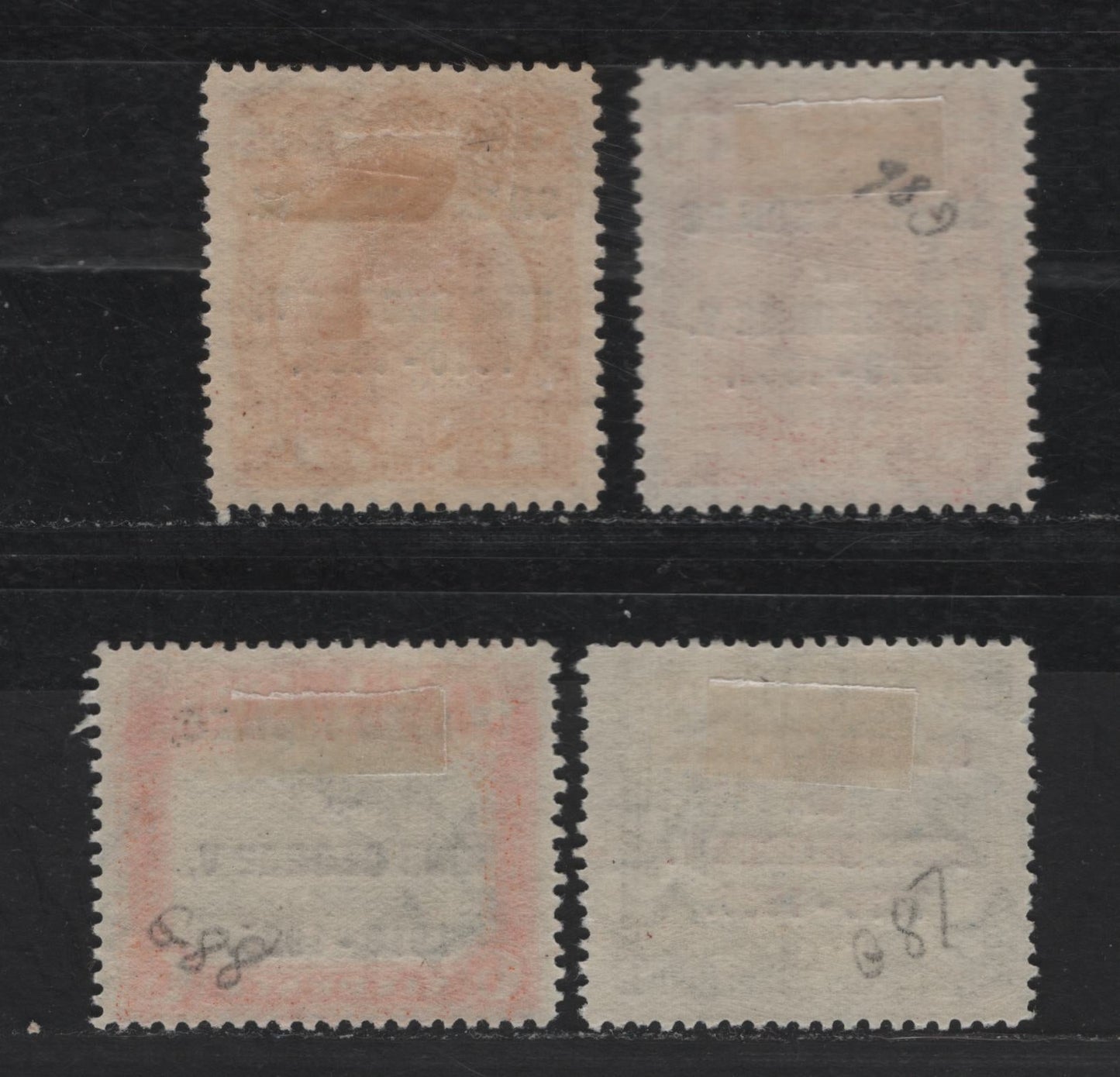 Lot 234 Niue SC#67-69 1d - 6d Carmine & Brown Red - Dull Orange & Green Captain Cook - Ship, 1935 Silver Jubilee Issue, 4 VFOG Singles, Two Shades Of 1d