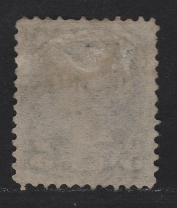 Lot 304 Canada SC#42 5c Deep Gray Queen Victoria, 1870-1893 Small Queen Issue, A Very Fine Used Single, Late 2nd Ottawa Printing, Large Margins, Perf 12x11,9m Paper 2O-M