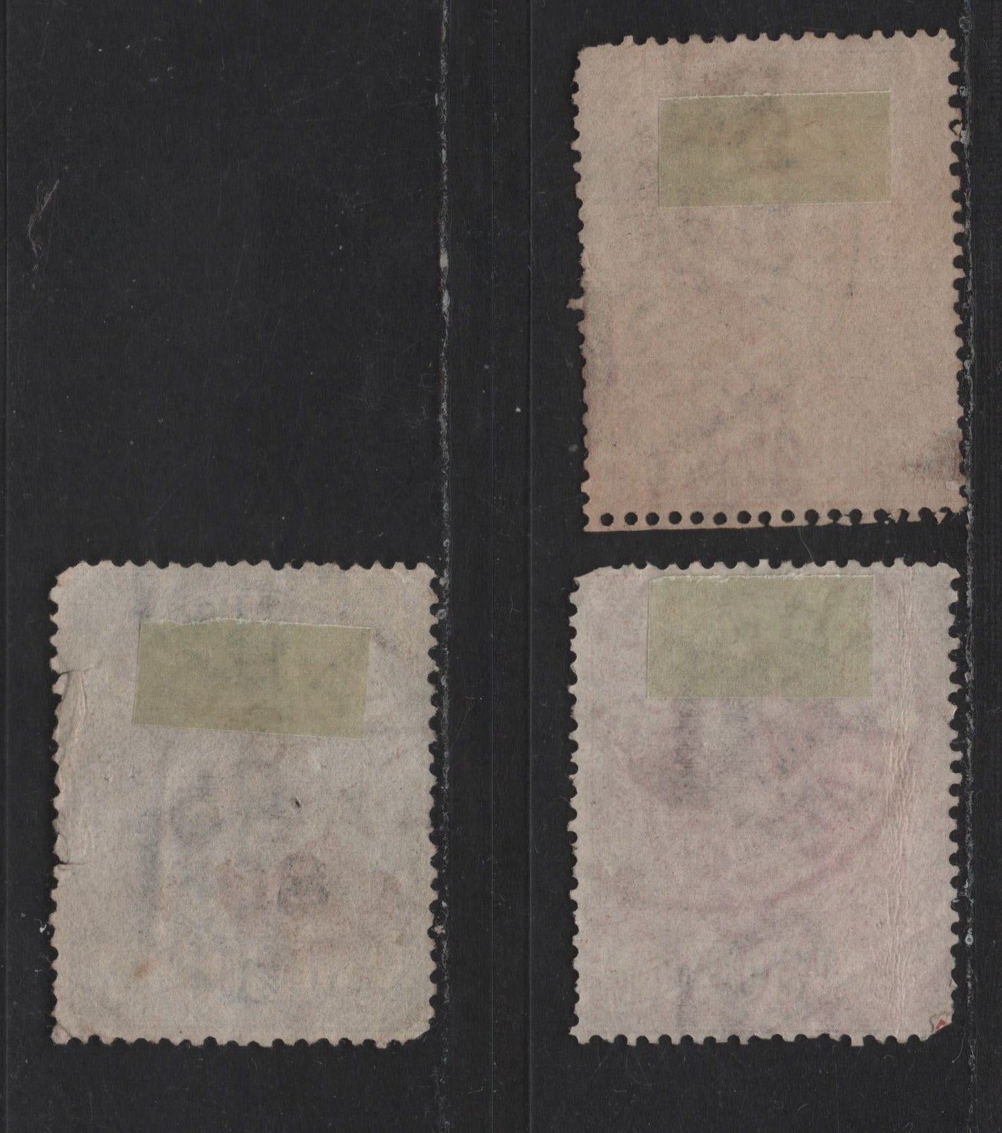 Lot 194 Italy SC#Q2-Q3, Q5 20c - 1.25l Blue - Orange Humbert I, 1884-1886 Parcel Post Issue, 3 Good/Very Good Used Singles, Two Small Margin Tears & Rounded Corner