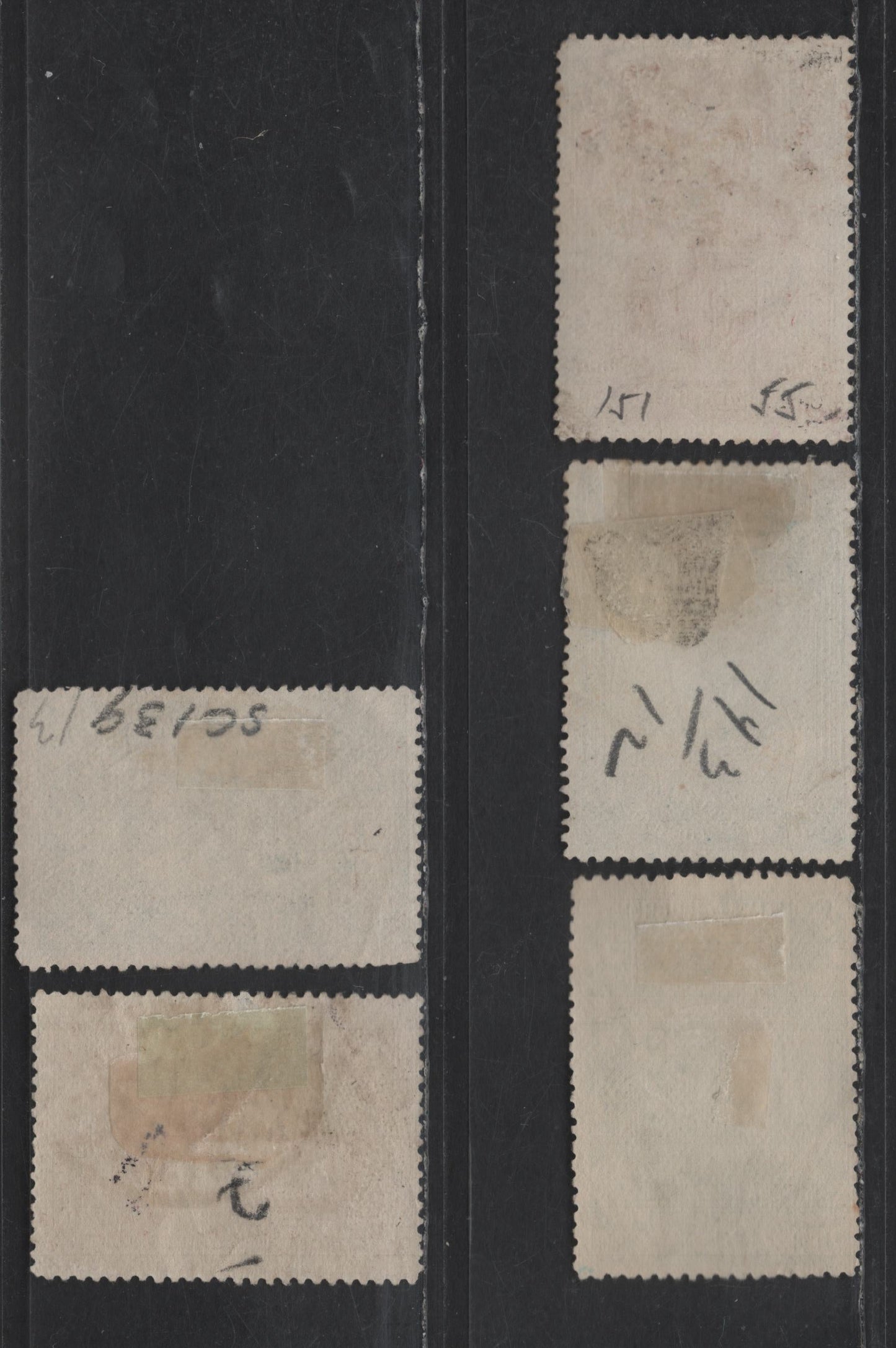 Lot 177 Portugal SC#147, 149-152 2.5r - 75r Blue Green - Violet Brown Vasco da Gamma, 1898 Vasco da Gama Issue, 5 Fine Used Singles