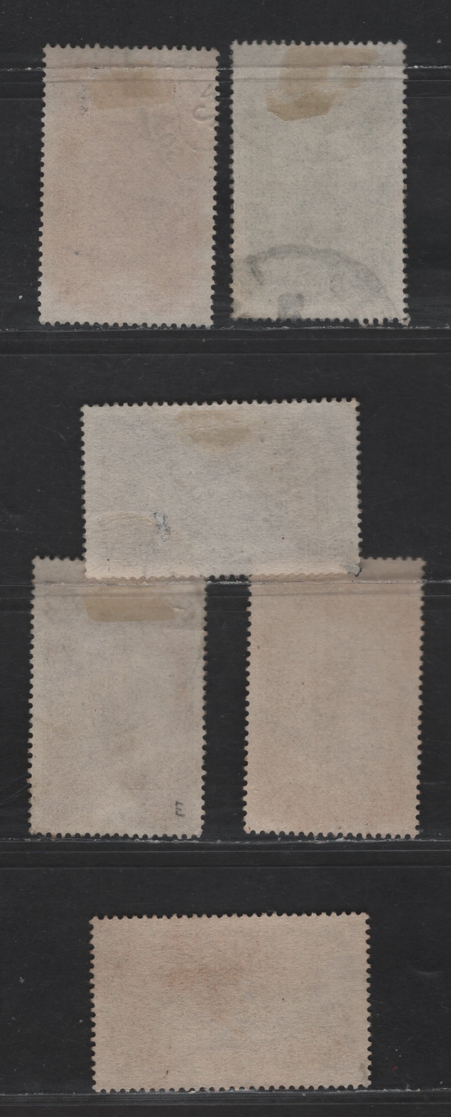 Lot 288 Portuguese India SC#414-419 1r - 2.5t Gray Green - Red St. Francis Xavier, 1931 Exposition of St Francis Xavier Issue, 6 Very Fine Used Singles