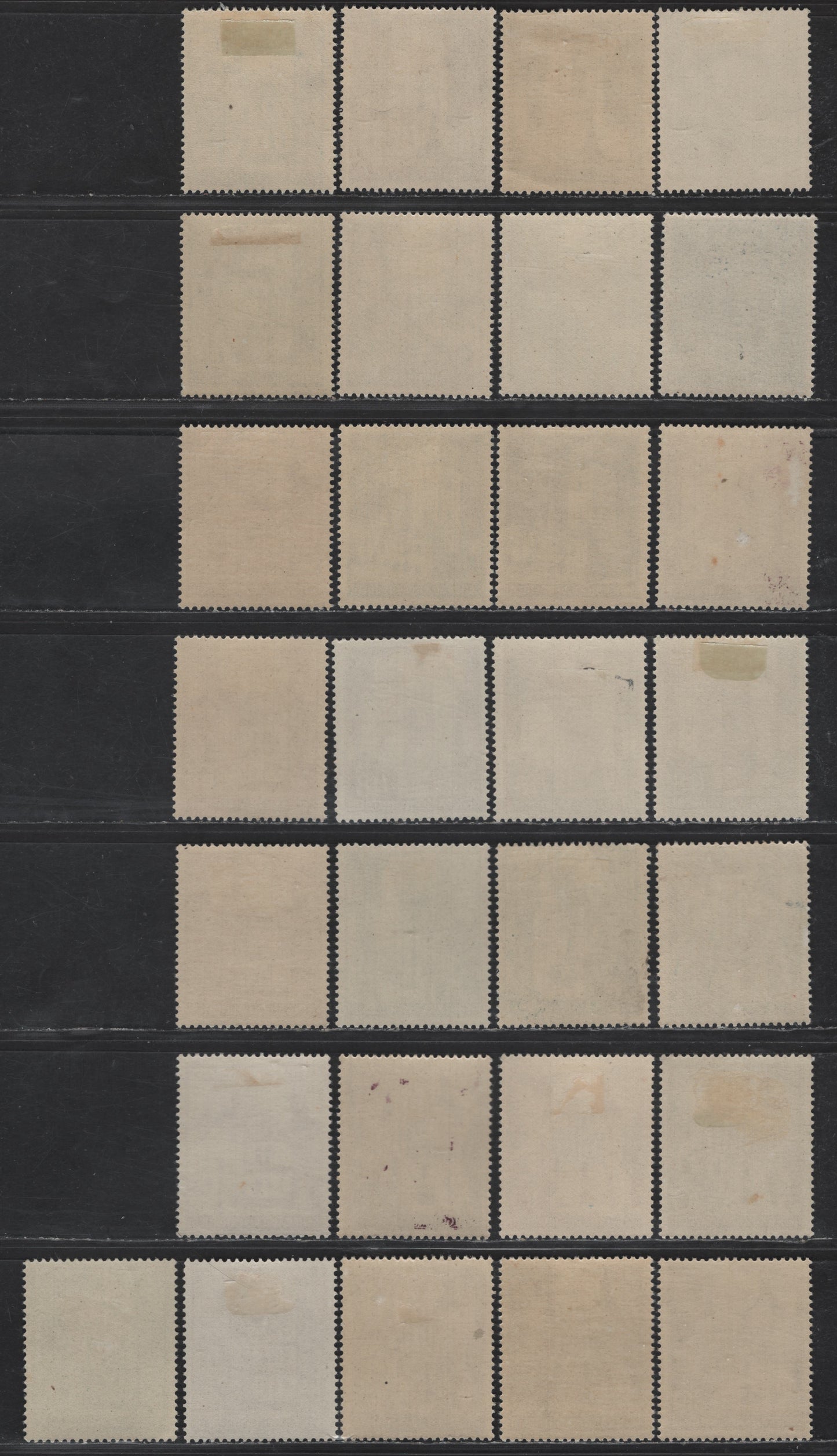 Lot 131 Poland - German Occupation SC#N64-N72 30g - 1z Purple - Prussian Green Buildings, 1940-1941 Pictorial Definitives, 29 F/VFOG Singles, Shade & Gum Varieties