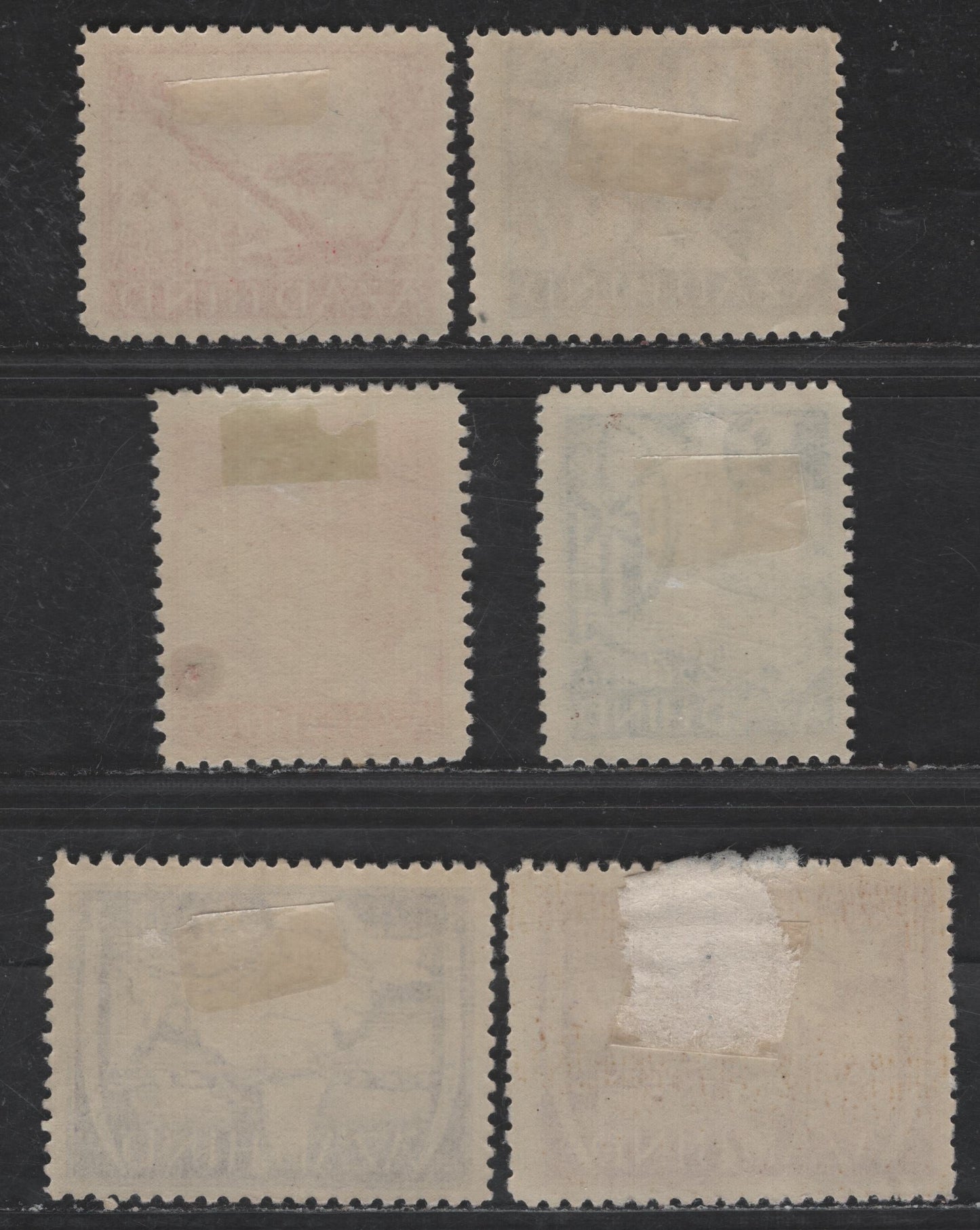 Lot 184 India MI#IA-VIA - 12a+1r Violet India & Chains, 1943 Liberation Issue, 3 FOG Singles