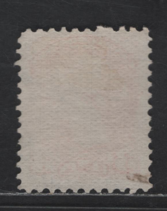 Lot 312 Canada #37iiivar 3c Dull Orange Red Queen Victoria, 1870-1893 Small Queen Issue, A Fine Used Single, Mid to Early Montreal Printing, Paper MM-B, Perf 11.75x12, Position Dot