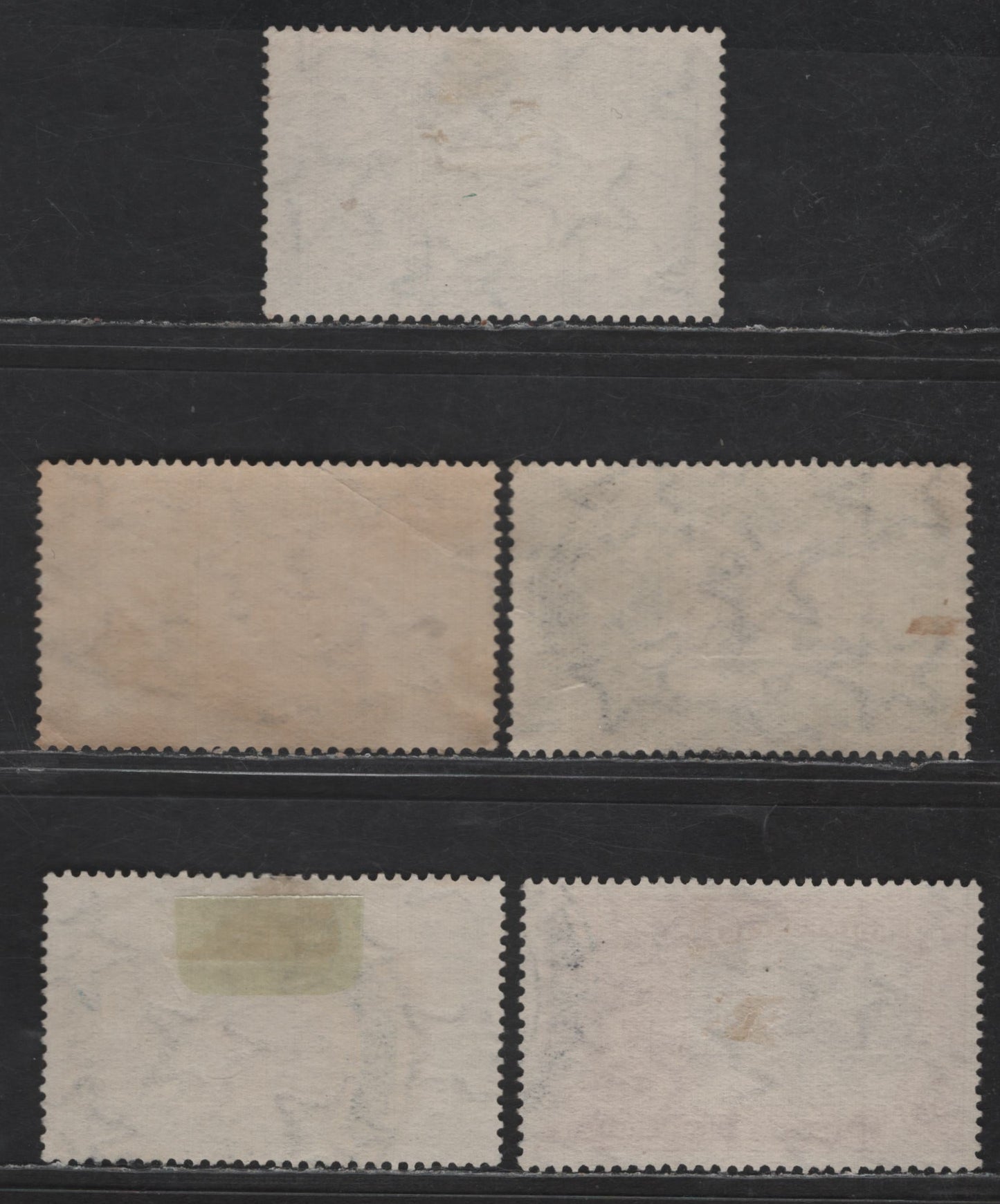 Lot 216 India #228, 228w, 229w, 227w, 230, 1931 Inauguration Of New Delhi Issue, 5 Very Fine Used Singles With Normal Sideways & Sideways-Inverted Wmks