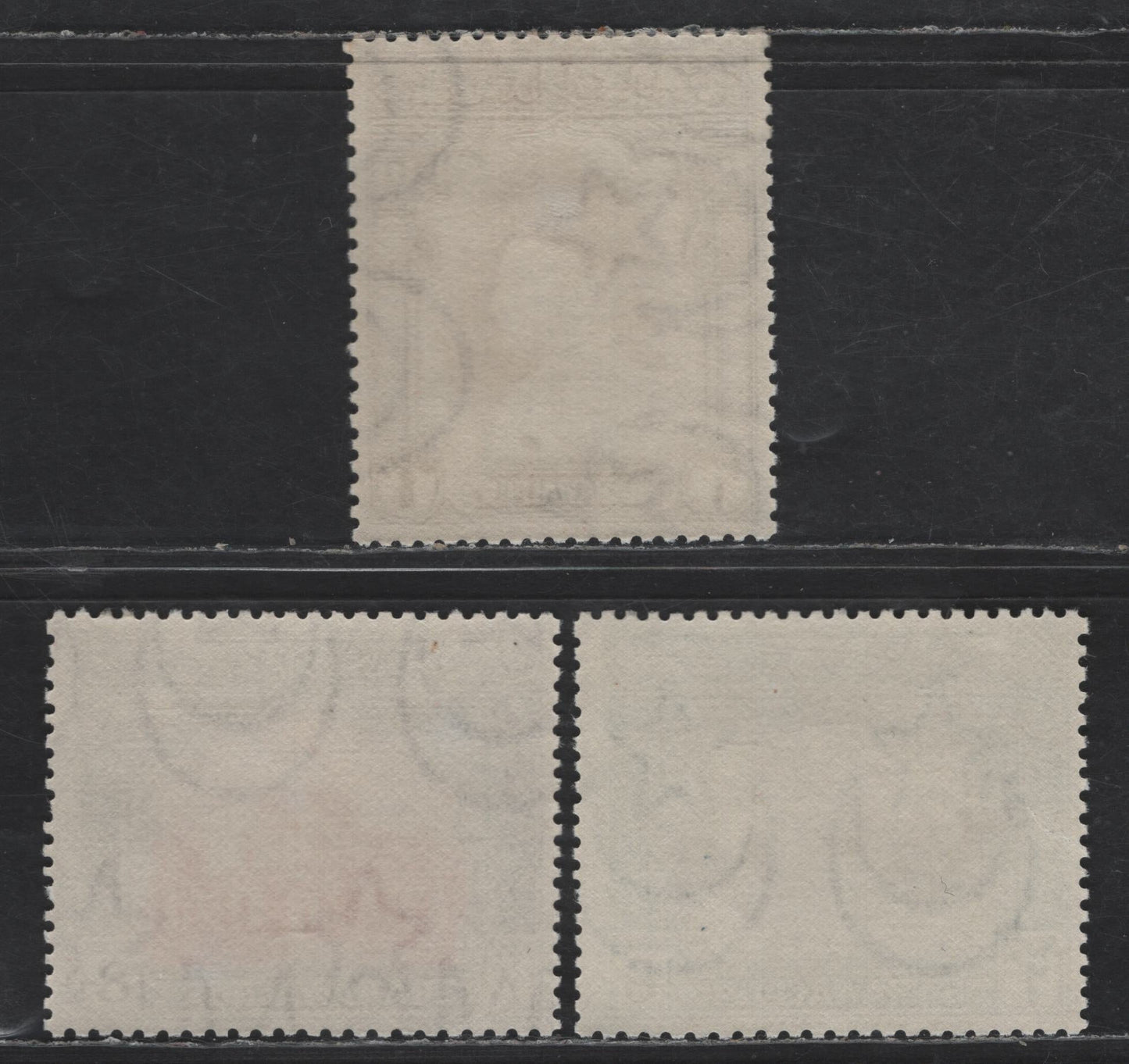 Lot 268 Pakistan SG#26-27, 29 6a - 1r Violet & Blue - Violet & Brown Pictorials, 1948 Pictorial Issue, 3 F/VFNH Singles