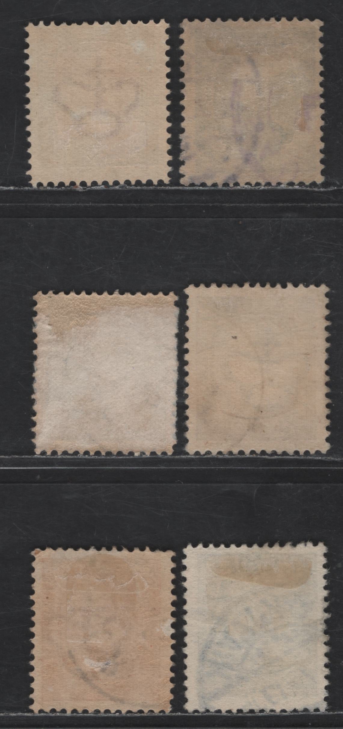 Lot 360 Iceland SC#35-40 4a & 20a Grey& Rose - Blue King Chruistian IX, 1902-1904 King Christia n IX, 6 Fine & VF Used Singles With Two Different Shades Of 5A