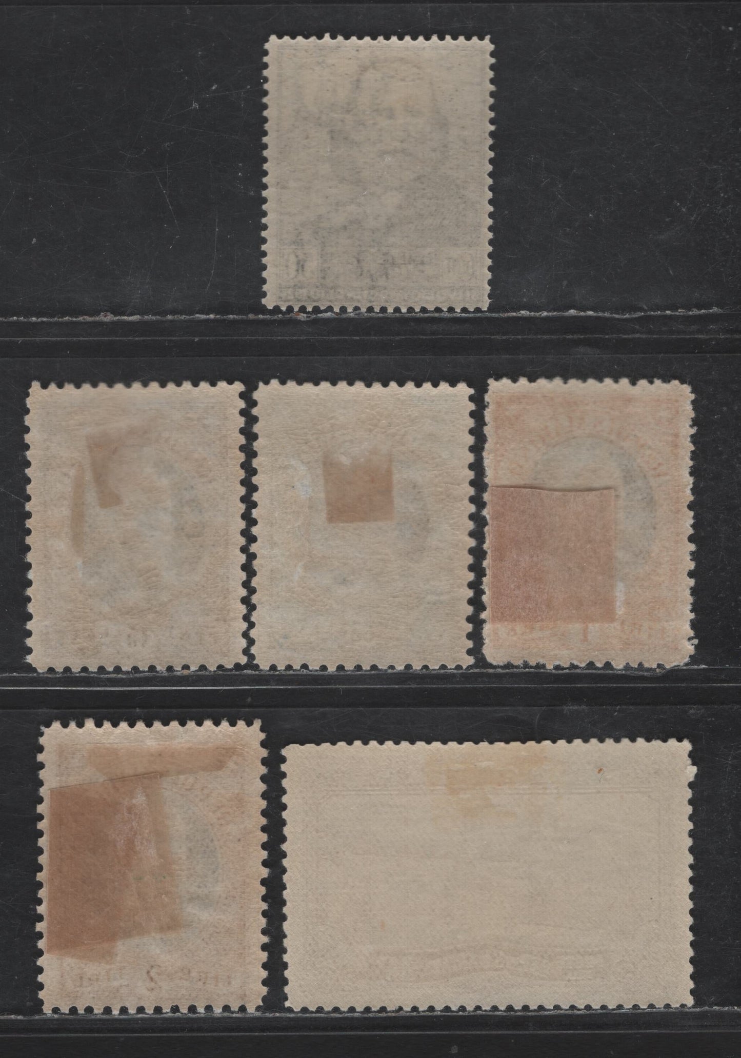 Lot 309 San Marino SC#85, 99-102, 108 50c Olive Brown - Brown Violet Geribaldi's Refuge - War Memorial, 1927 Geribaldi's Refuge - War Memorial Issues, 6 F/VFOG Singles