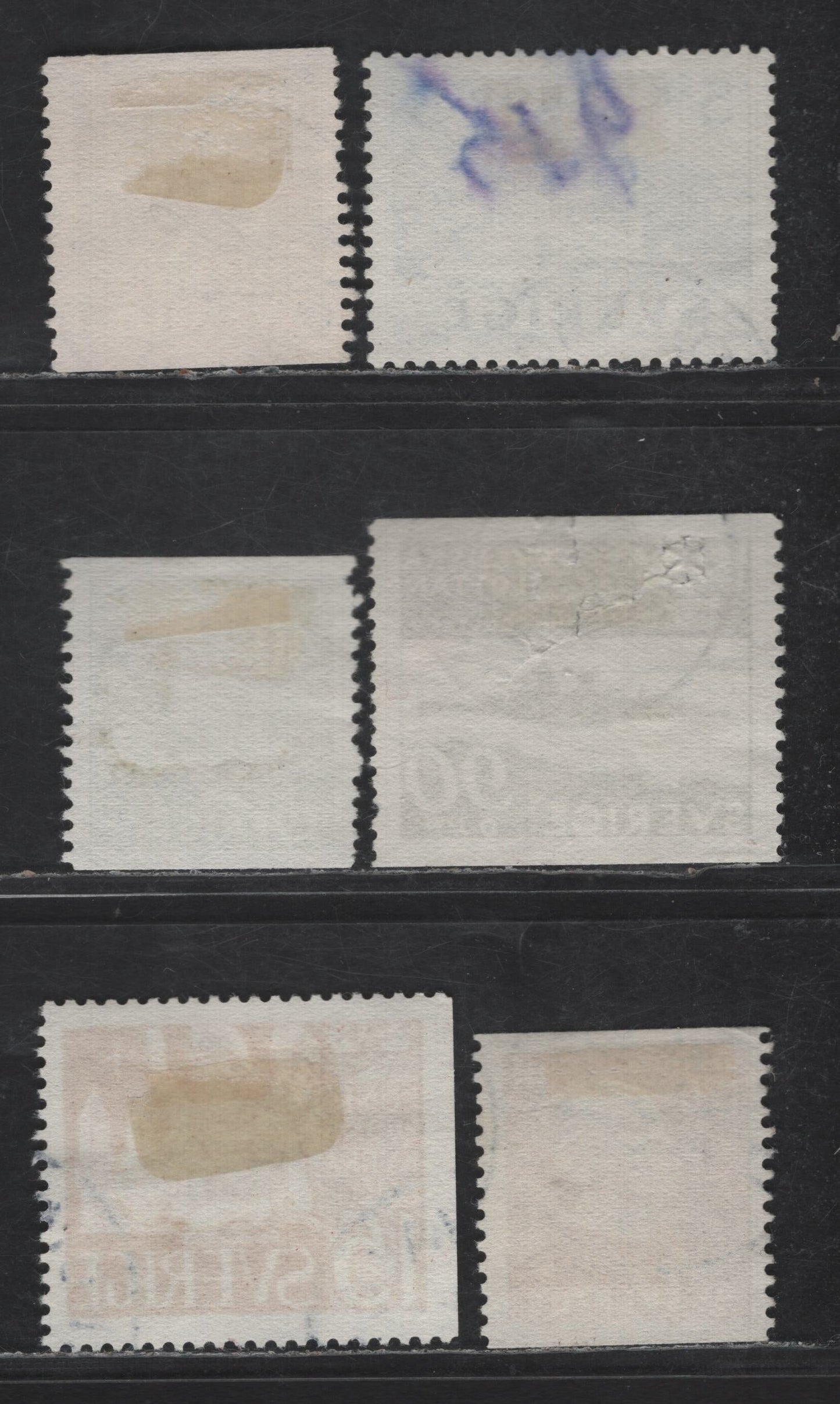 Sweden SC#296, 331, 322a, 355, 372, 346 50o - 15o Gray - Orange Brown Von Linne - Cathedral, 1939-1946 Von Linne - Lunel Catherdral Issues, 6 Very Fine Used SIngles