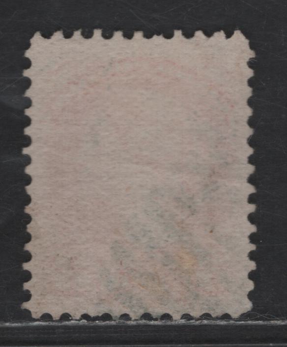 Lot 411 Canada SC#37iii 3c Deep Red Orange Queen Victoria, 1870-1893 Small Queen Issue, A Very Fine Used Single, Mid Montreal Printing, Paper MM-I, Left Column, No Position Dot, Perf 11.6x12