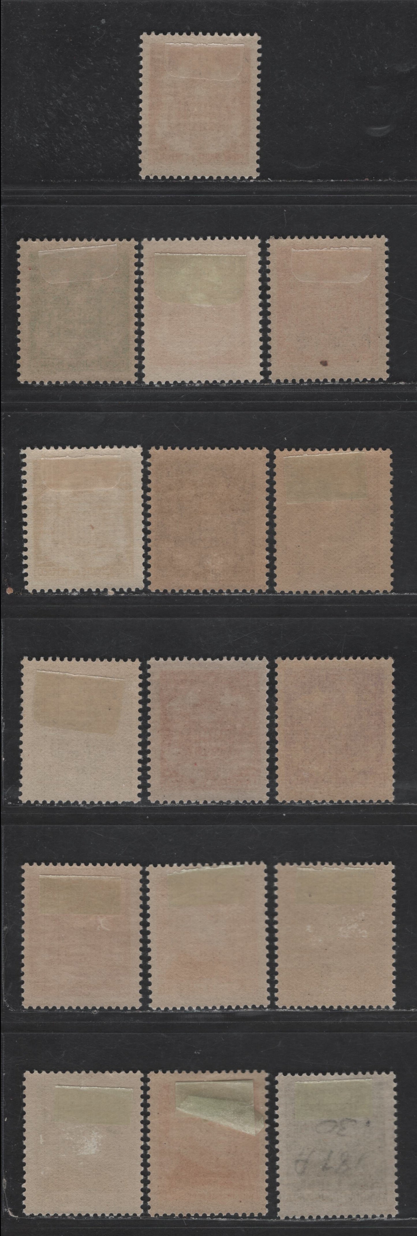 Lot 203 Monaco SC#145-150c, 153a, 185-186, 187a, 188, 190 1c - 4fr Dark Violet Brown - Blue Grimaldi Arms - Prince Louis II, 1937-1946 Pictorial Issues, 16 VFOG Singles